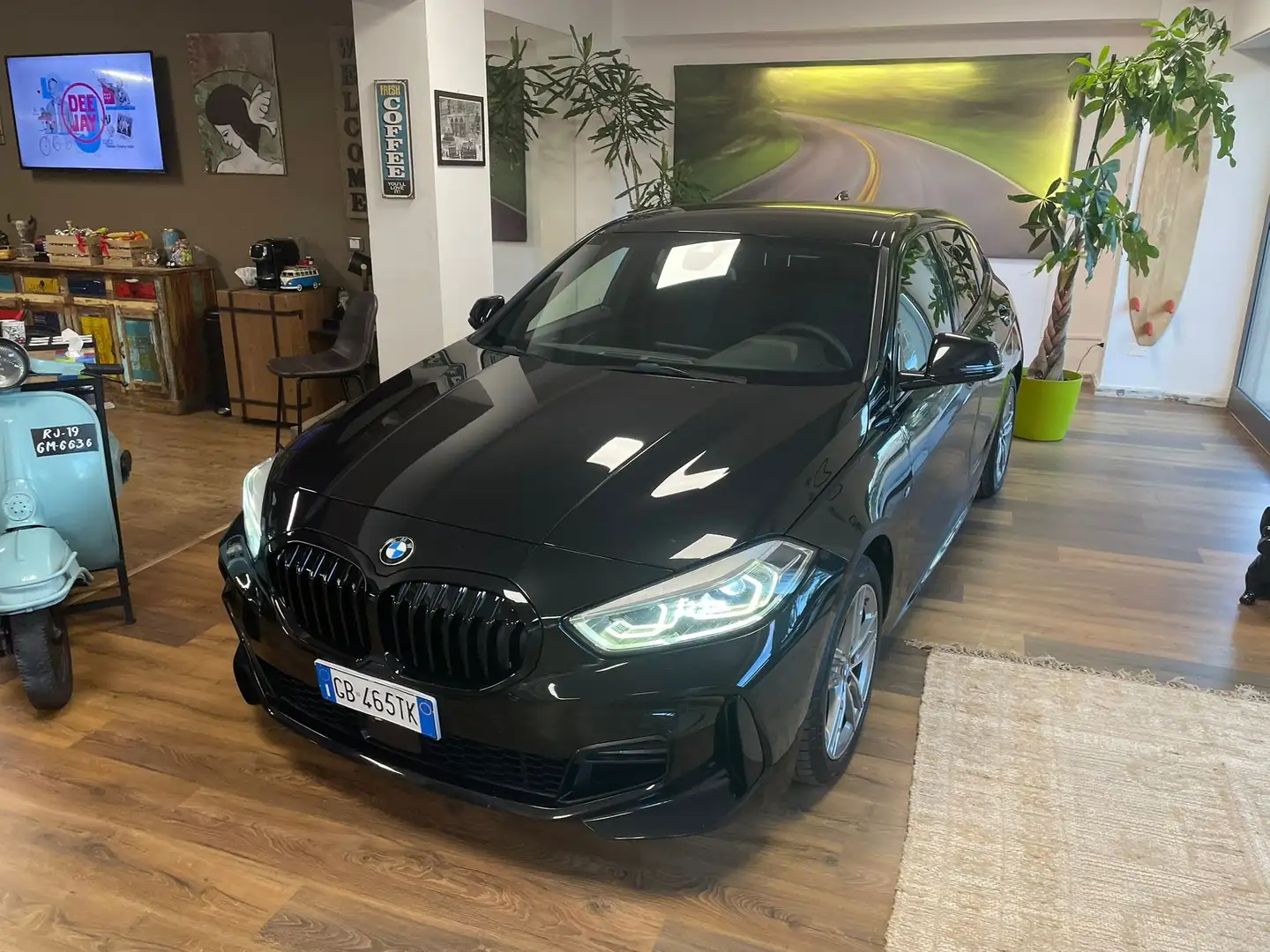 BMW 118 118d Msport auto Noir - 1