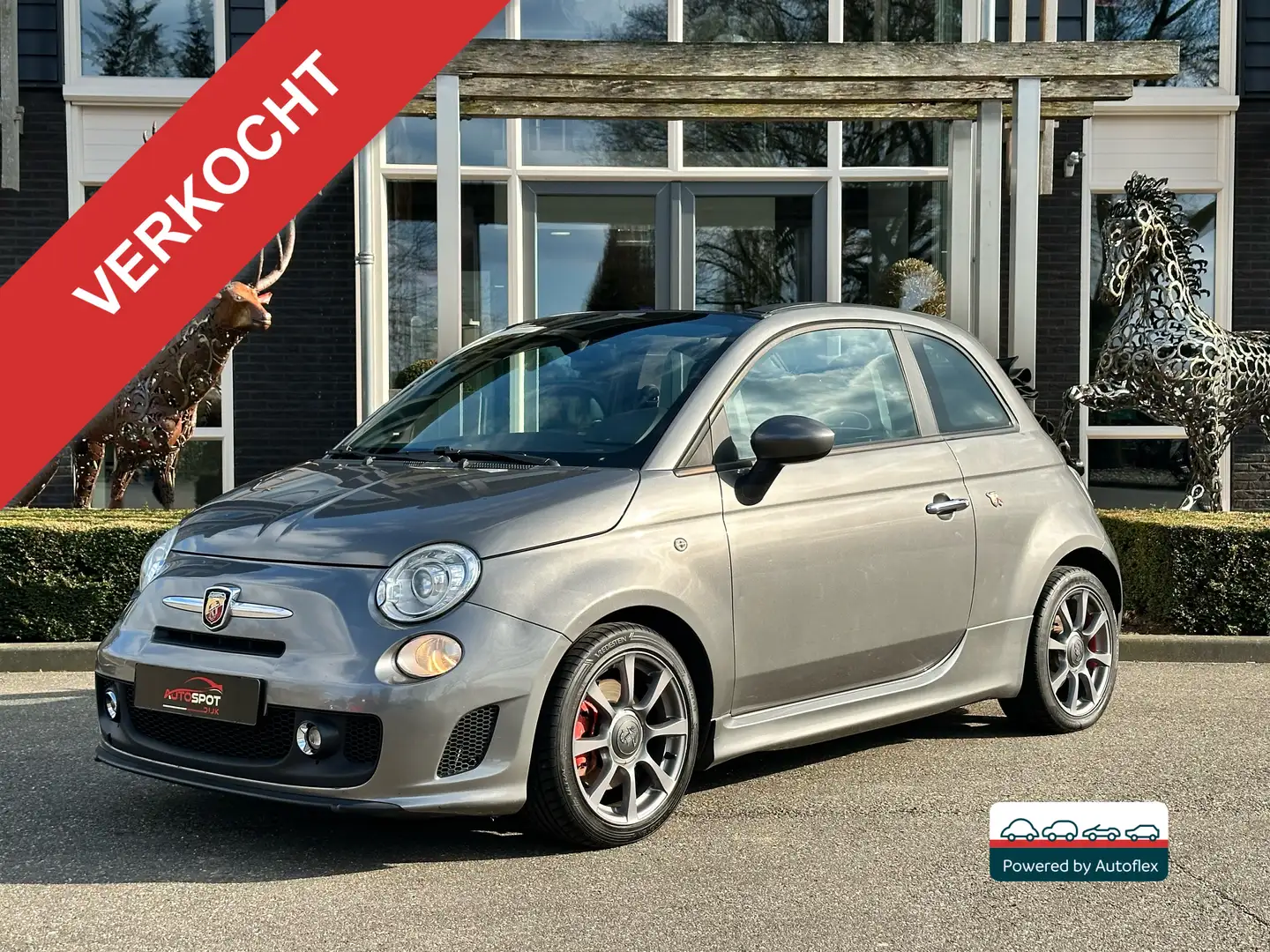 Fiat 500C Abarth 1.4 T-Jet Gris - 1