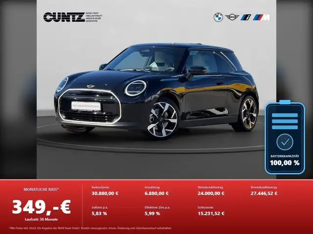 MINI Cooper E 3-Türer Panodach Sitzheizung Head-Up Carplay