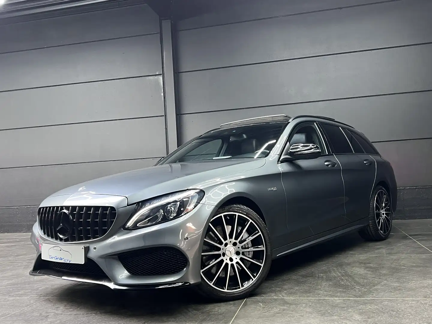 Mercedes-Benz C 43 AMG 4Matic / Perf. exaust / Pano dak / memory seats / Gri - 1