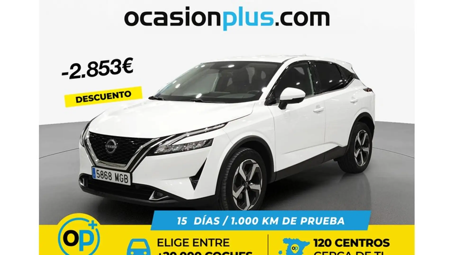 Nissan Qashqai 1.3 DIG-T mHEV 12V N-Connecta 4x2 Aut. 116kW Weiß - 1