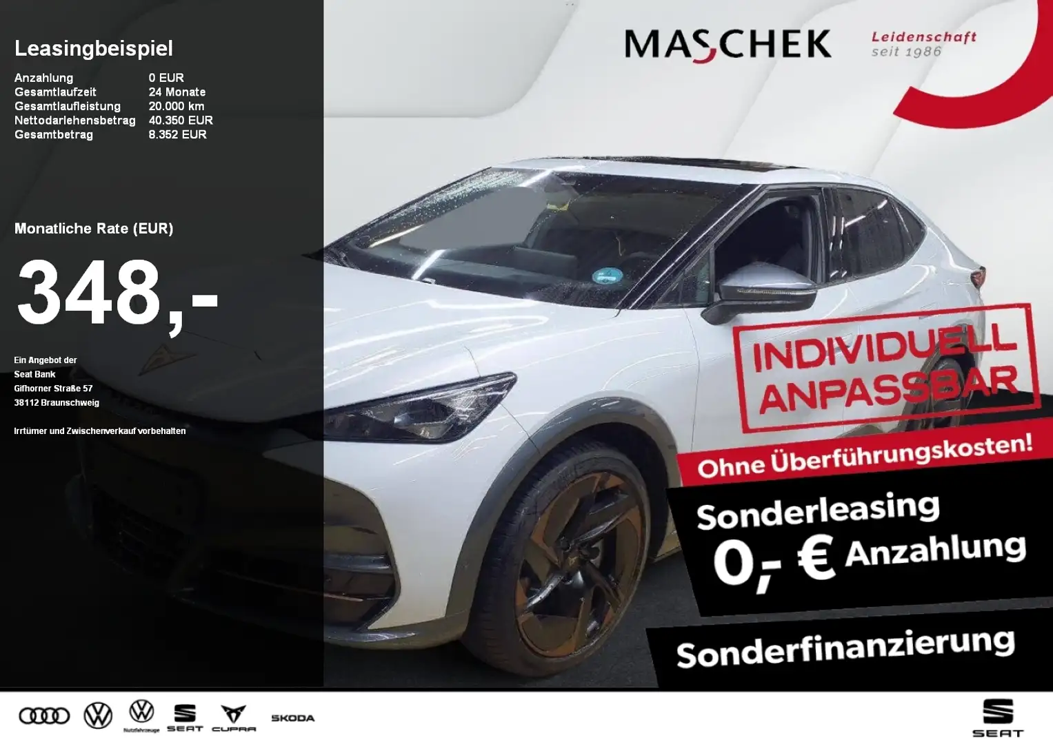 CUPRA Tavascan Endurance Pano Matrix HUD 360°View Mermory Sitzh. Silber - 1