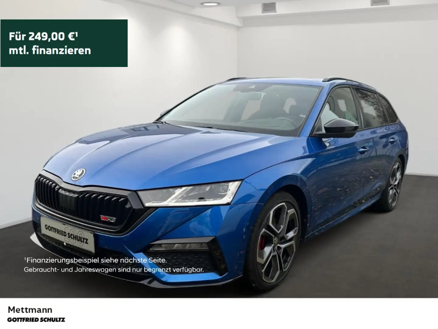 Skoda Octavia Com RS DSG PANO AHK STANDHZG NAVI SHZ PDC LM ZV Blau - 1