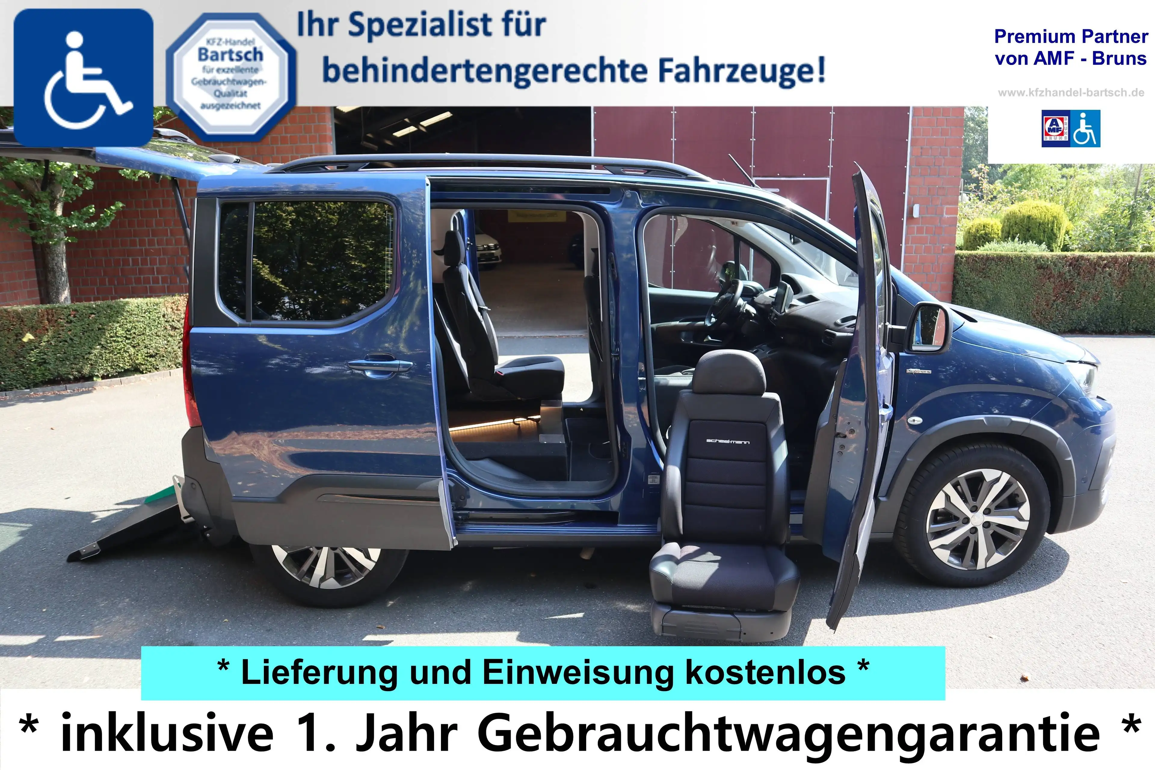 Peugeot Rifter Rifter Diesel BlueHDI 130 GT*rollstuhlgerecht*elek. Drehsitz*Garantie*