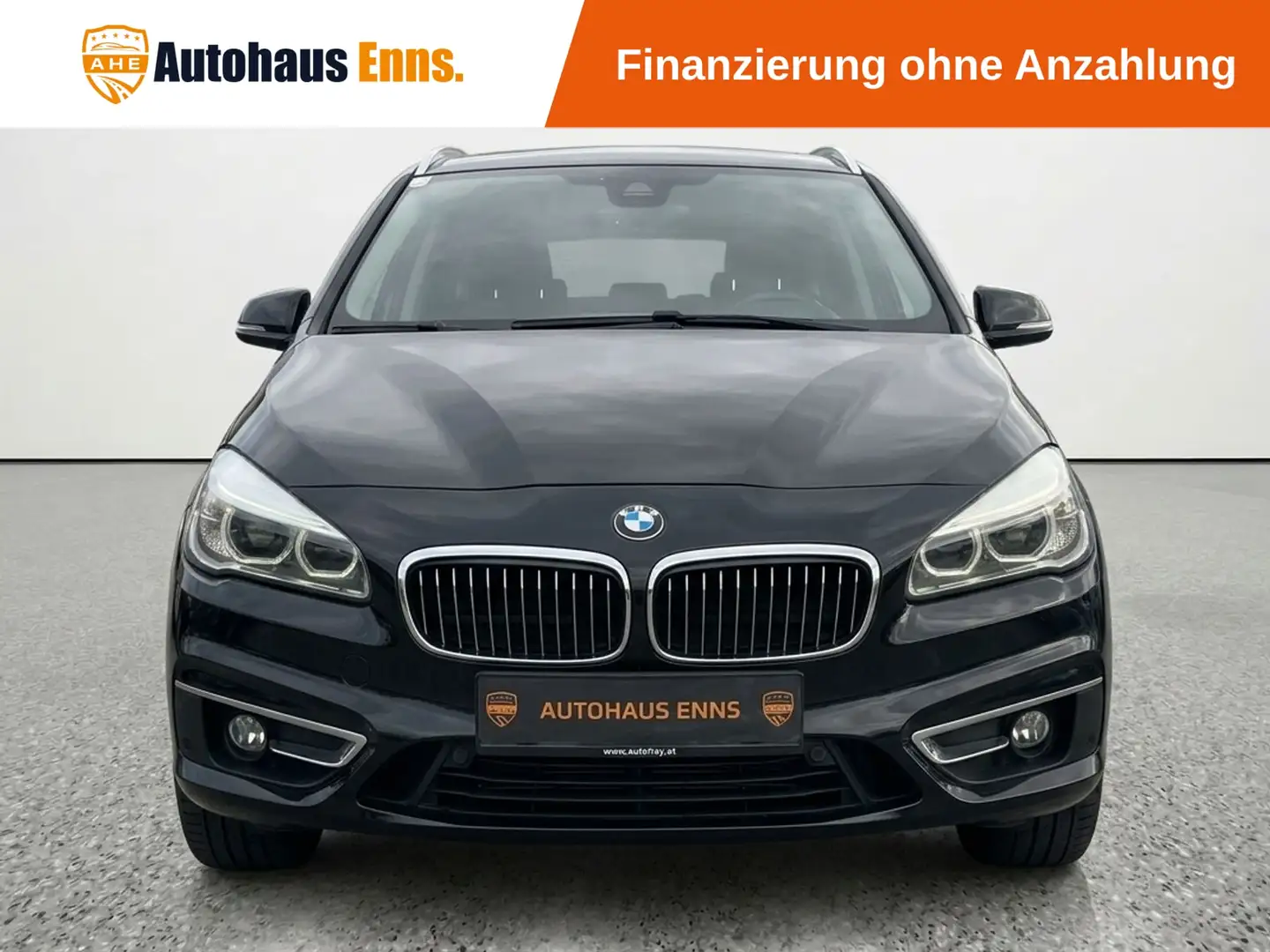 BMW 220 Automatik / Panorama / Navi / Xenon / Sitzheiz. / Lederlenkr. / Klima 2-Zonen / 2-Zonen-Klima / Tempomat / MFL Schwarz - 2