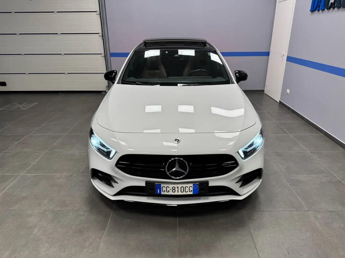 Mercedes-Benz A 35 AMG A AMG 35 4matic IVA DEDUCIBILE-TETTO-360-BURMESTER Blanc - 2