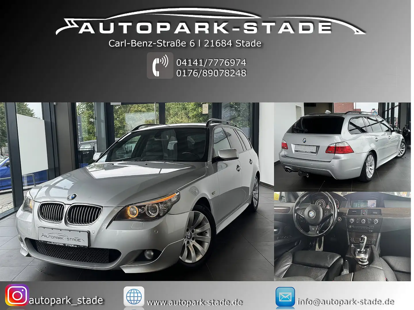 BMW 535 535d M Touring Massage Sitzhzg Temp. Mem. Ass. Gris - 1