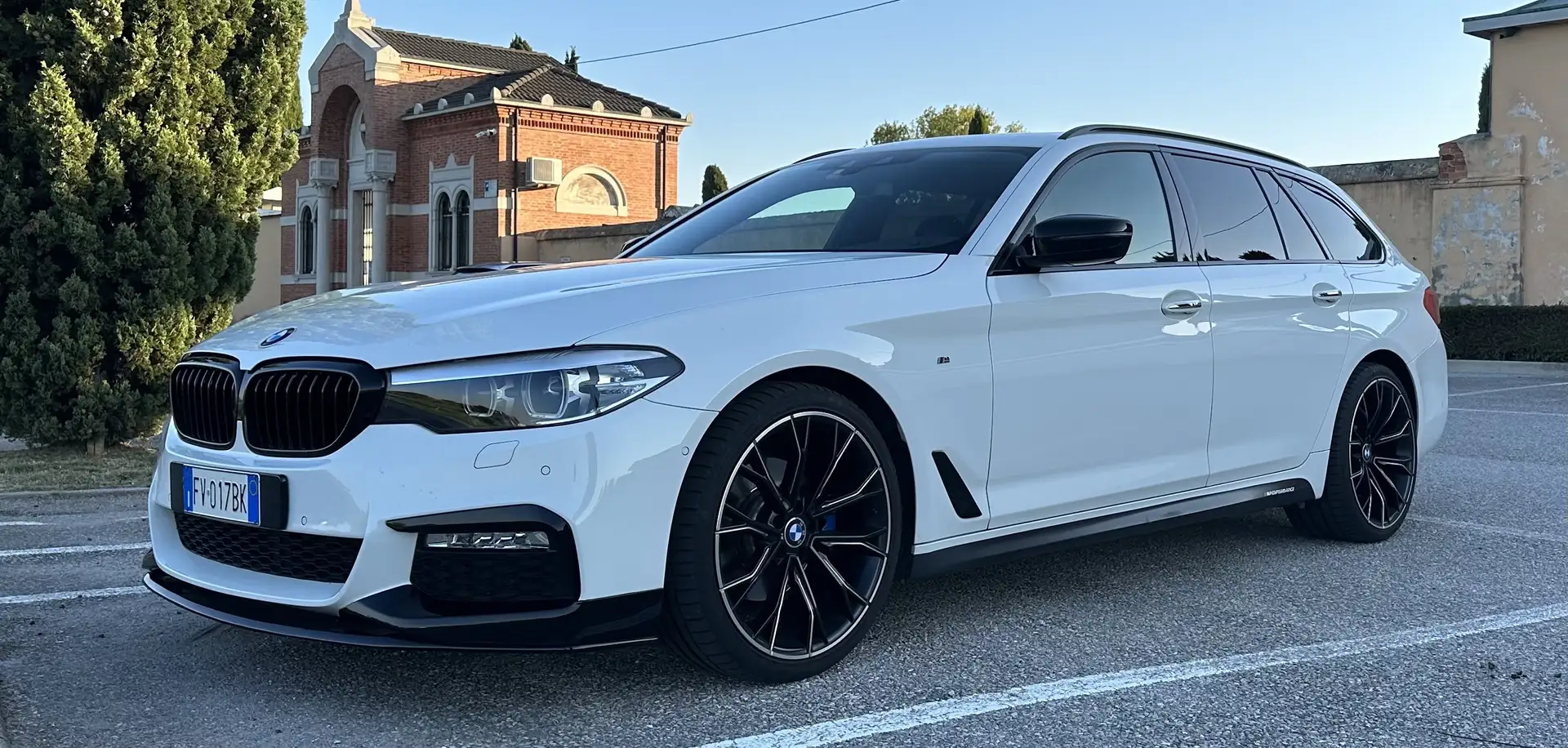 BMW 520 520d Touring Msport auto PERFORMANCE Bianco - 1