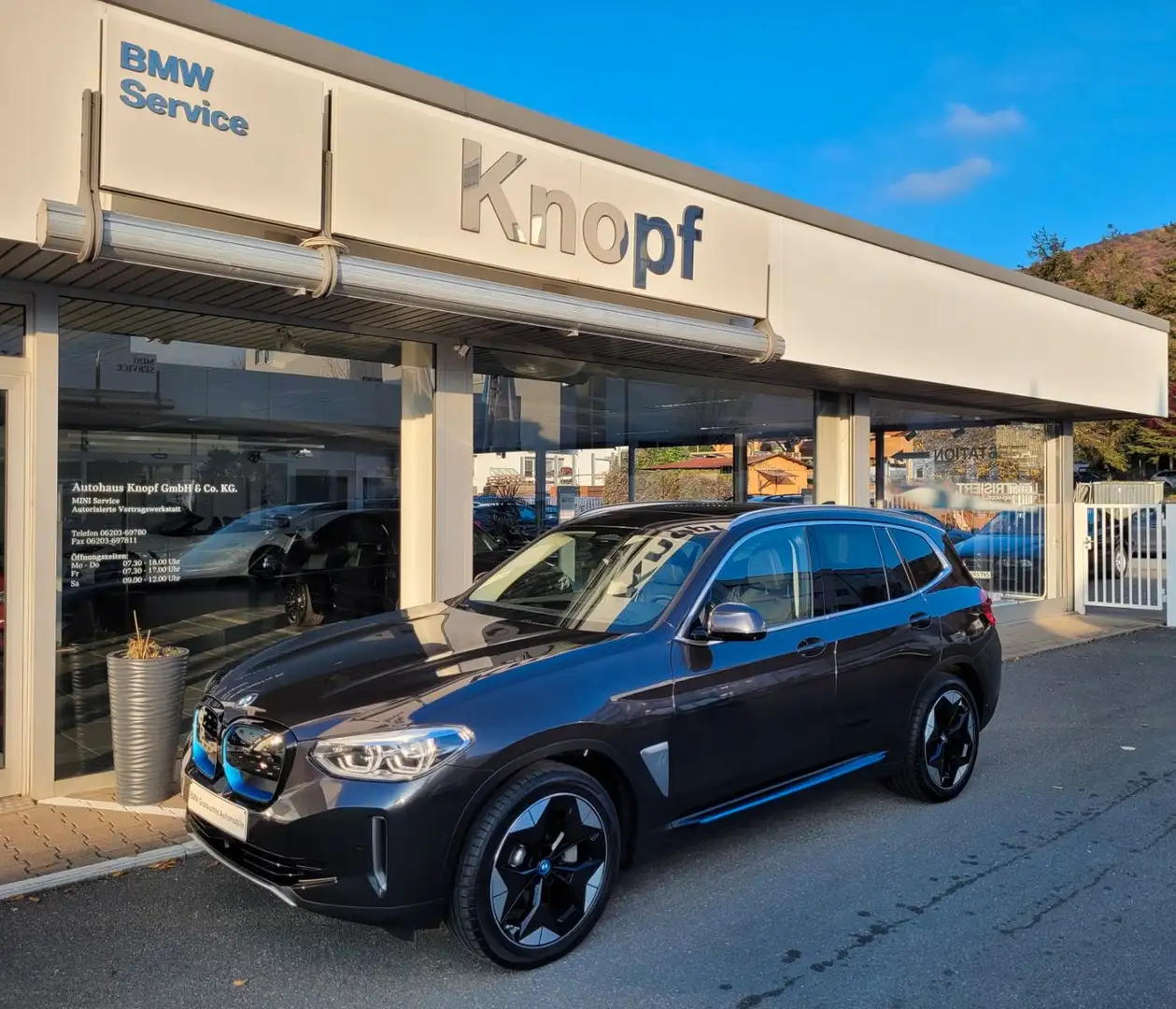 BMW iX3 Impressive *Sportsitze,HUD,H&K,DAB,RFK,PANO* Gris - 1