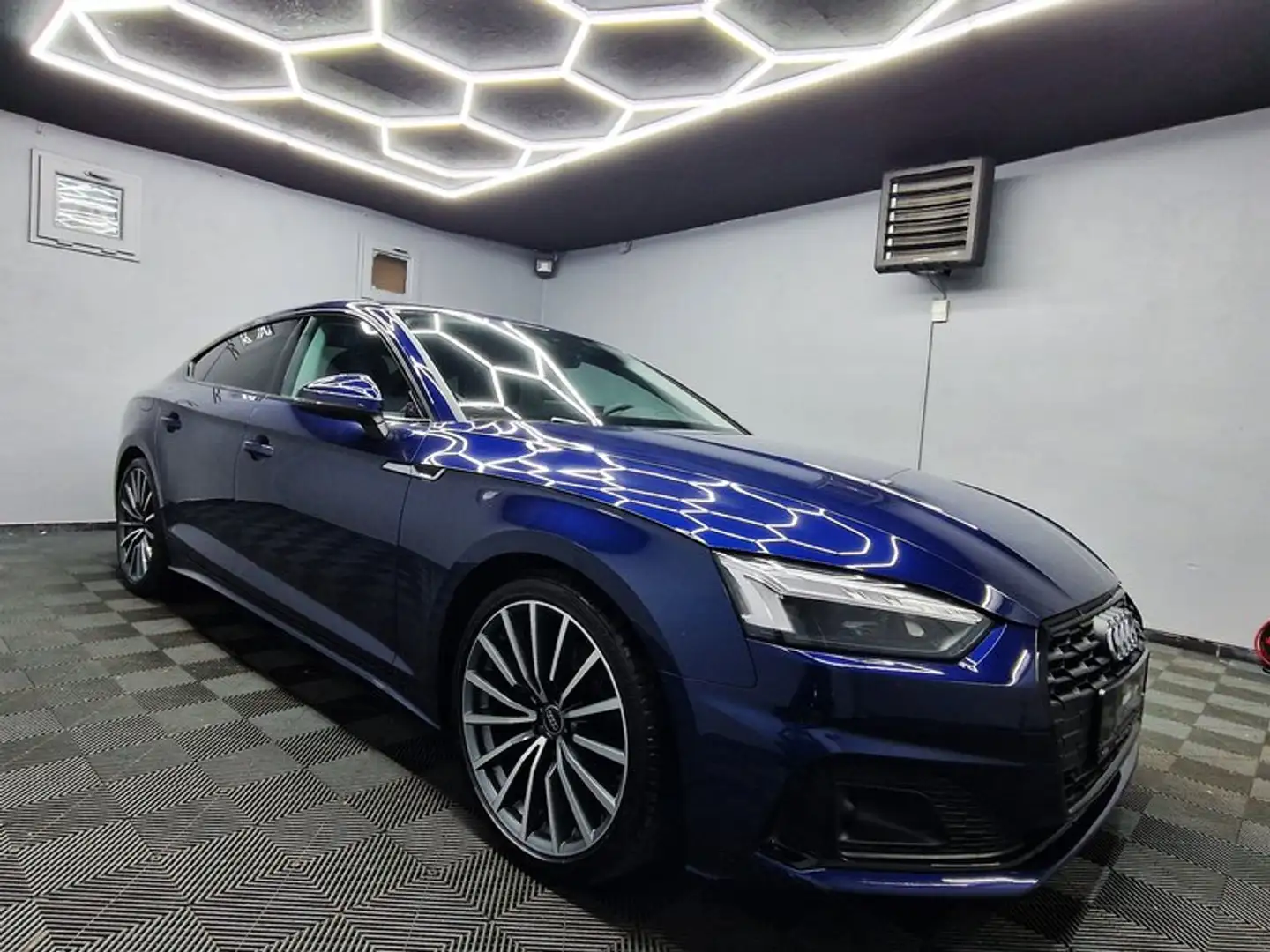Audi A5 Sportback 35 TFSI advanced|AUTOM|LEDER|NAVI|LED Azul - 2