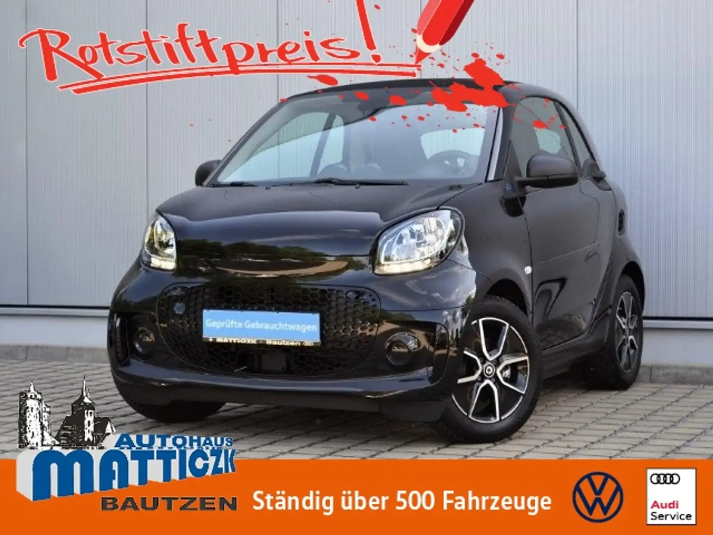 smart forTwo EQ Passion ADVANCED+PLUS-PAKET/GRA/PDC/COOL&AUDIO Schwarz - 1