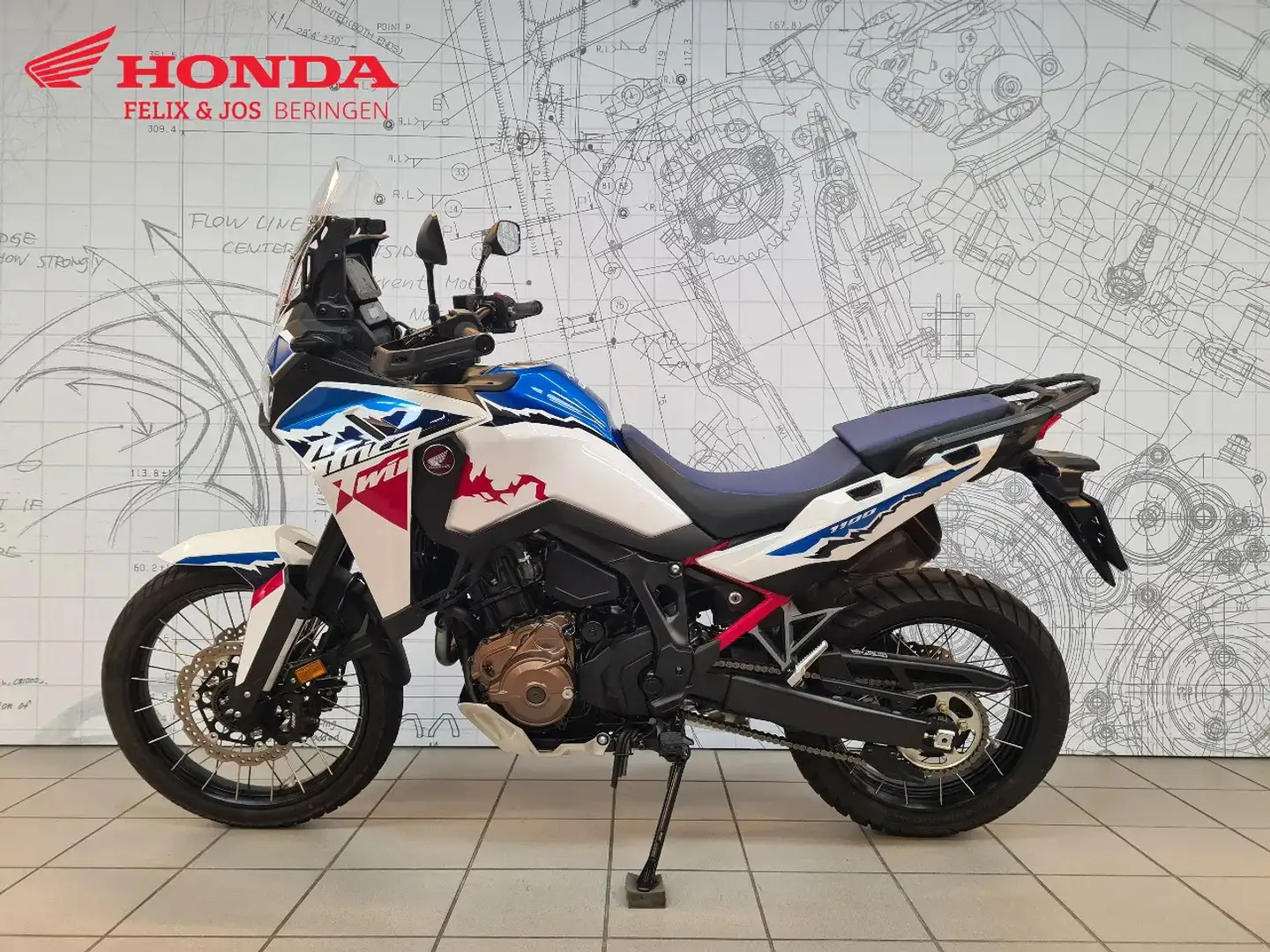 Honda CRF 1100 ES Dct Africa Twin Blanc - 2