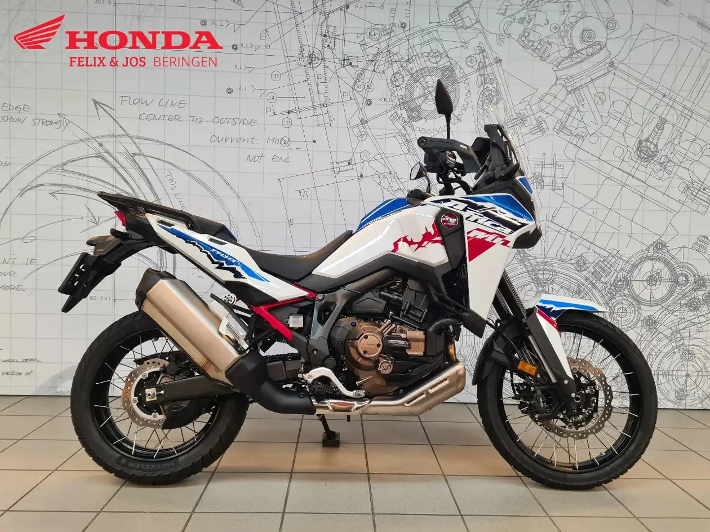 Honda CRF 1100 ES Dct Africa Twin Blanc - 1