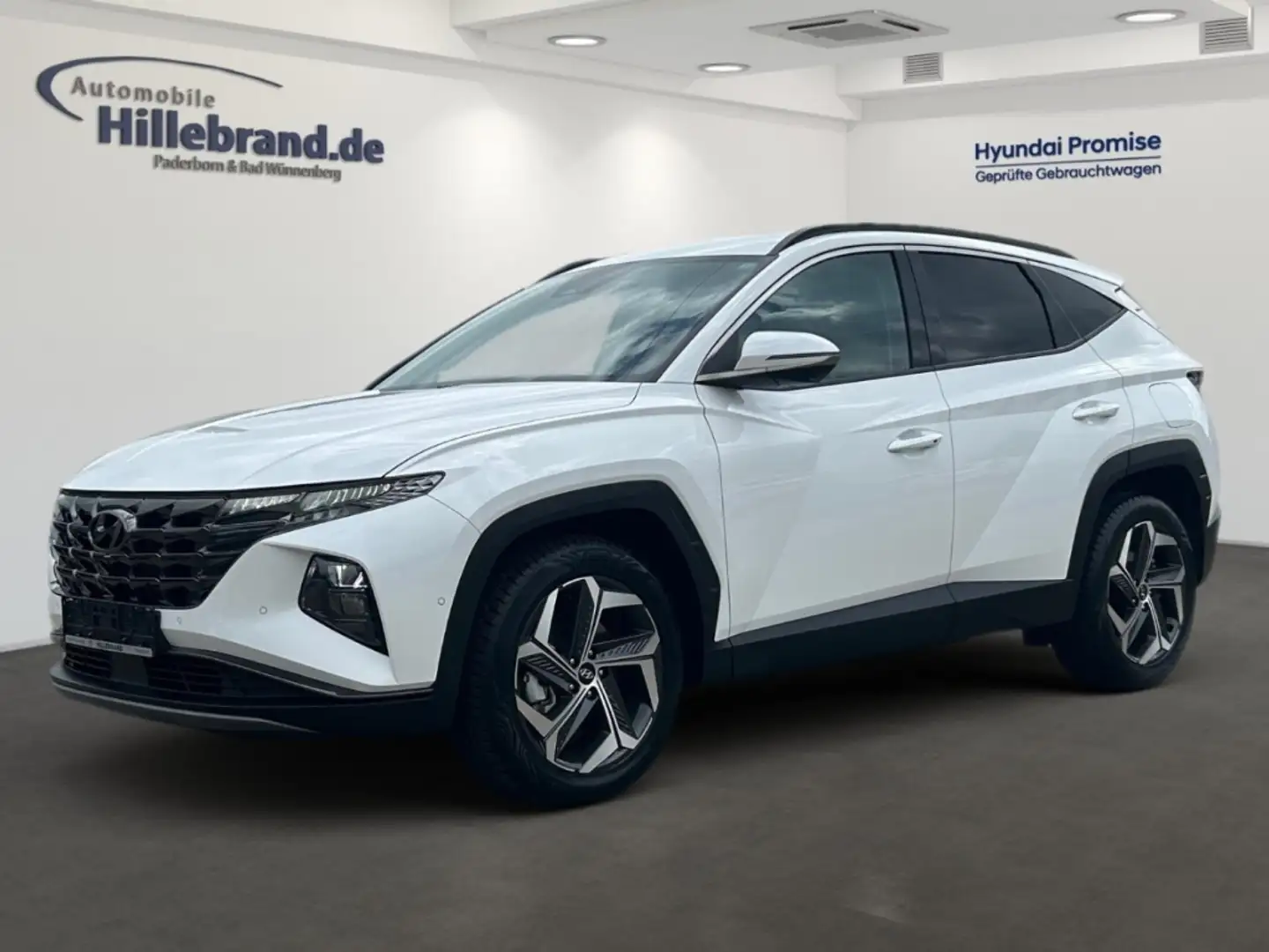 Hyundai TUCSON Prime Hybrid 2WD 1.6 T-GDI EU6d Navi Leder Digital Weiß - 1