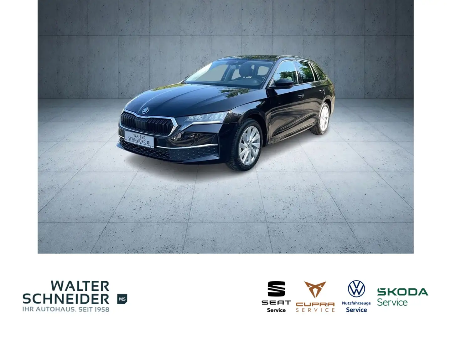 Skoda Octavia Combi 1.5 TSI Selection LED Navi Schwarz - 1