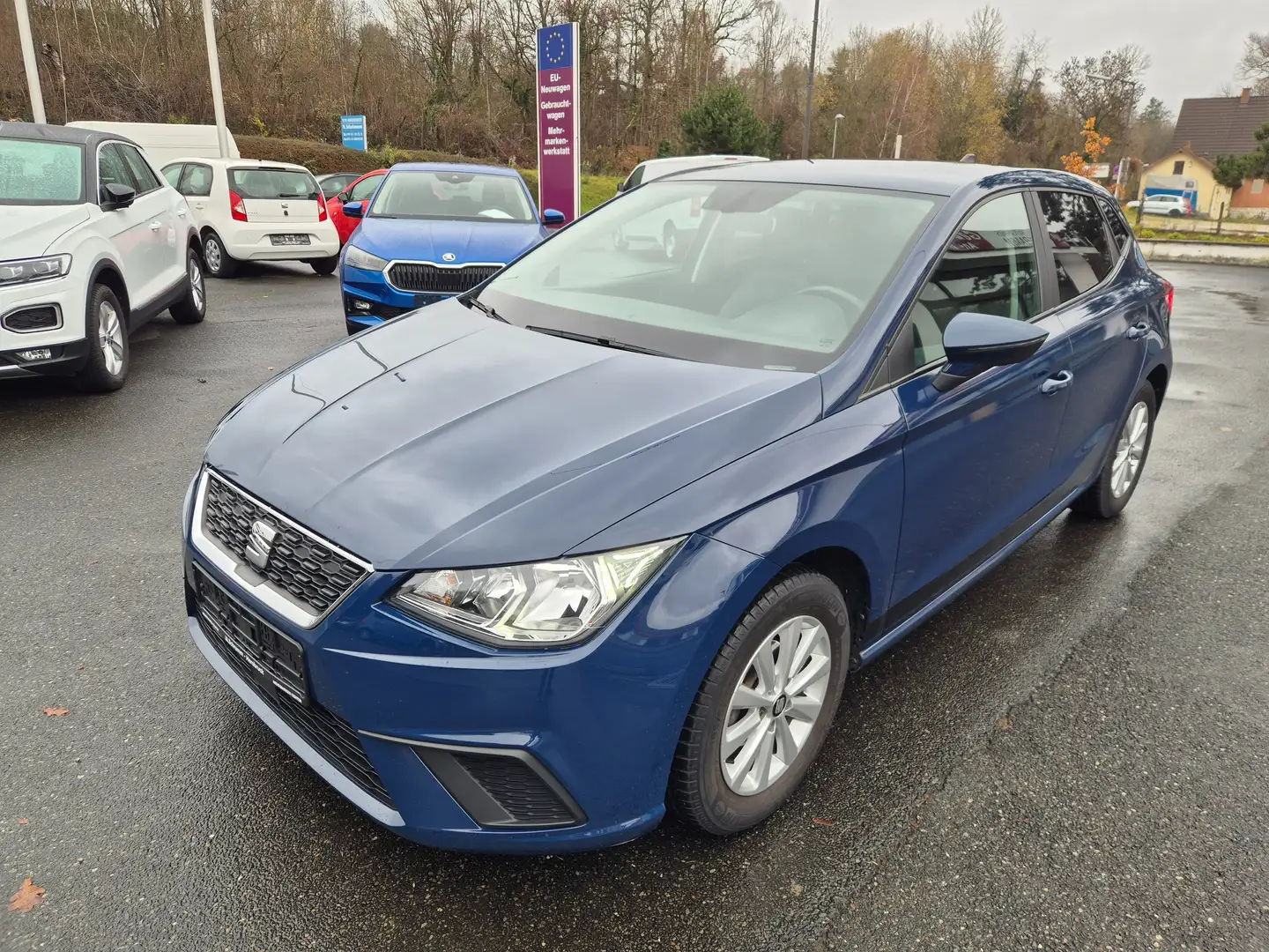 SEAT Ibiza Ibiza 1.0 MPI *8fach brft Alu/Klimaauto/PDC* Bleu - 1