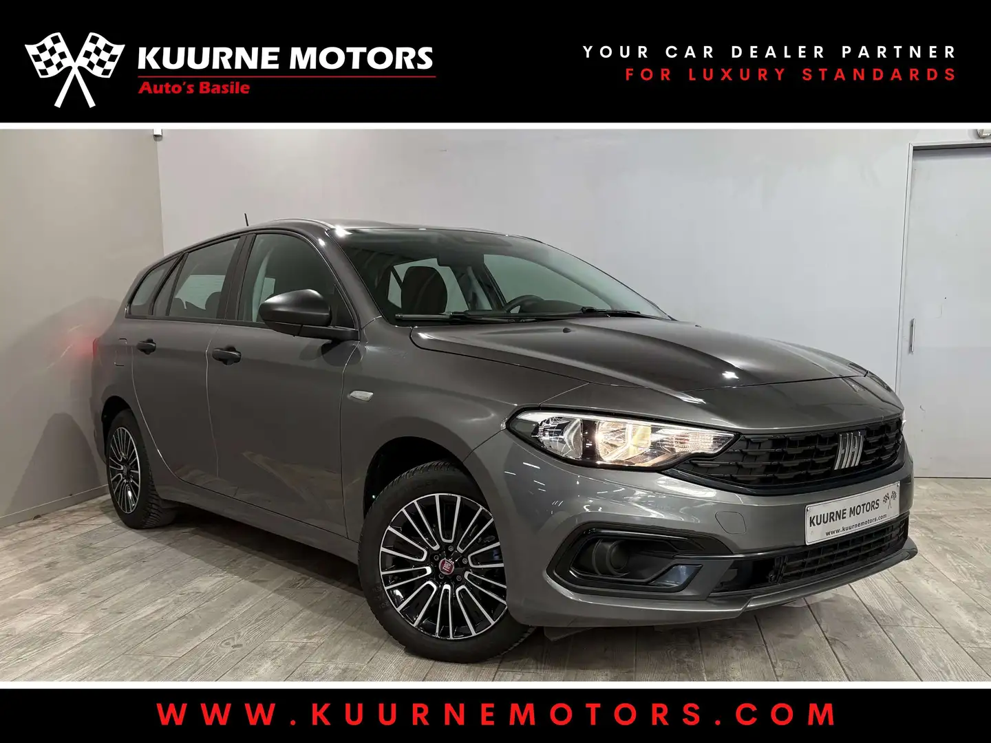 Fiat Tipo SW 1.0T Gps/Dab/Airco/Cruise/Pdc/Bt *1j garantie* Gris - 1