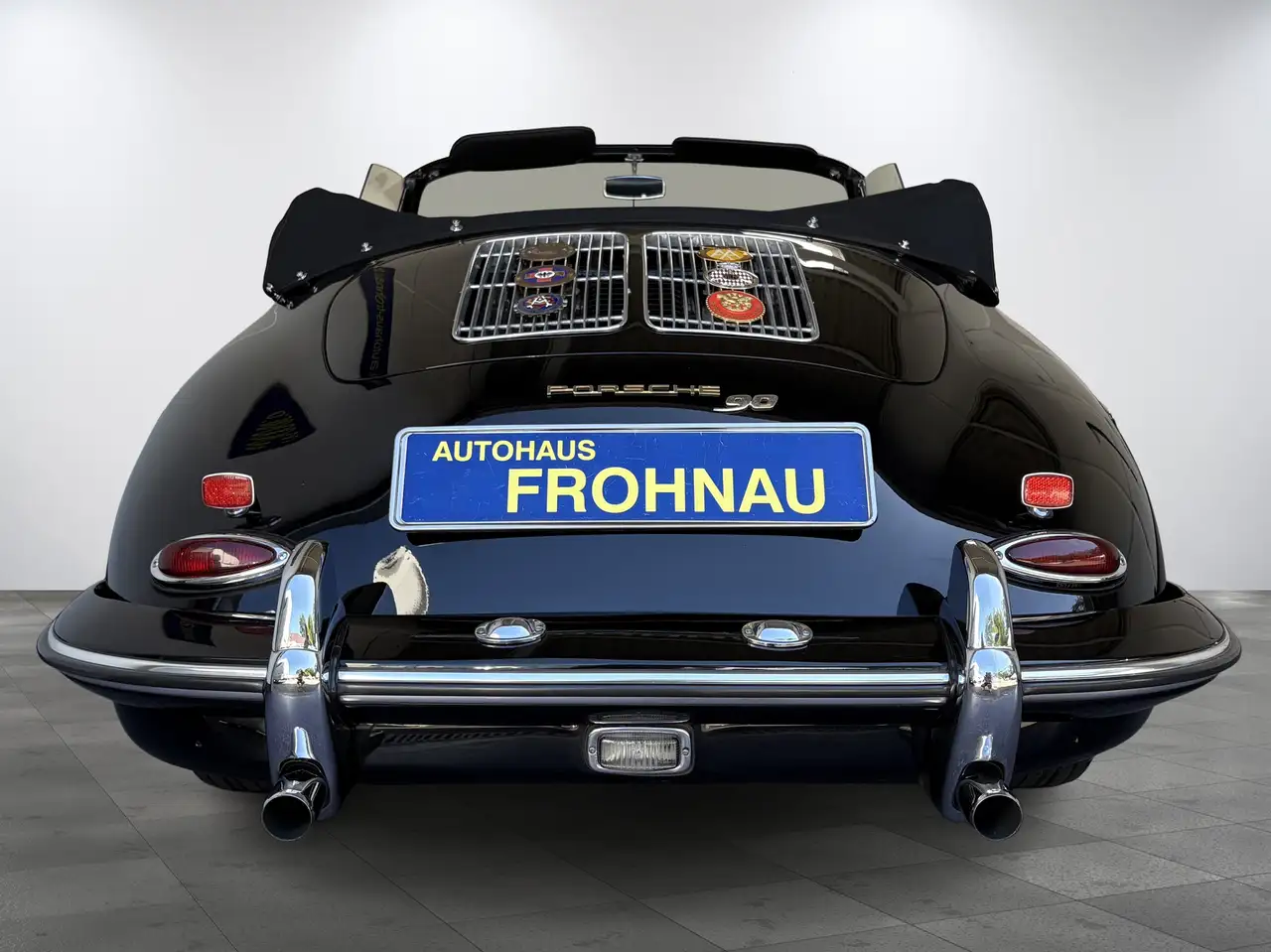 Porsche 356 Super 90 Reutter Cabrio Vollleder, foto 8