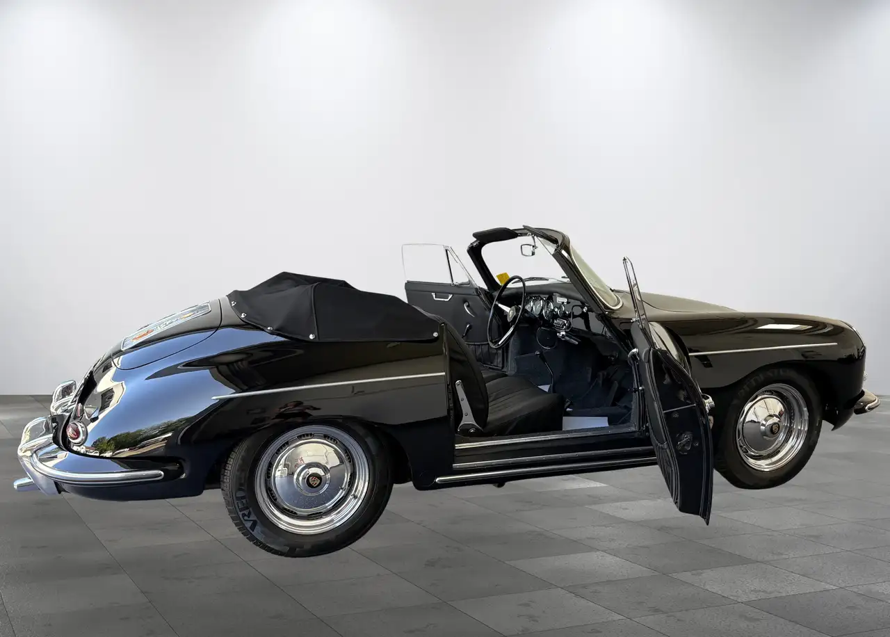 Porsche 356 Super 90 Reutter Cabrio Vollleder, foto 9