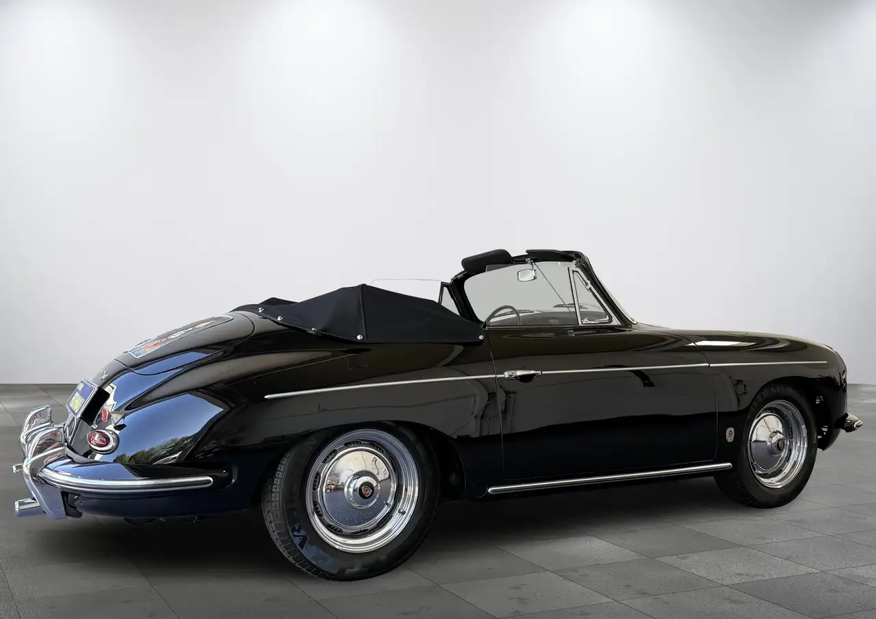 Porsche 356 Super 90 Reutter Cabrio Vollleder, foto 7