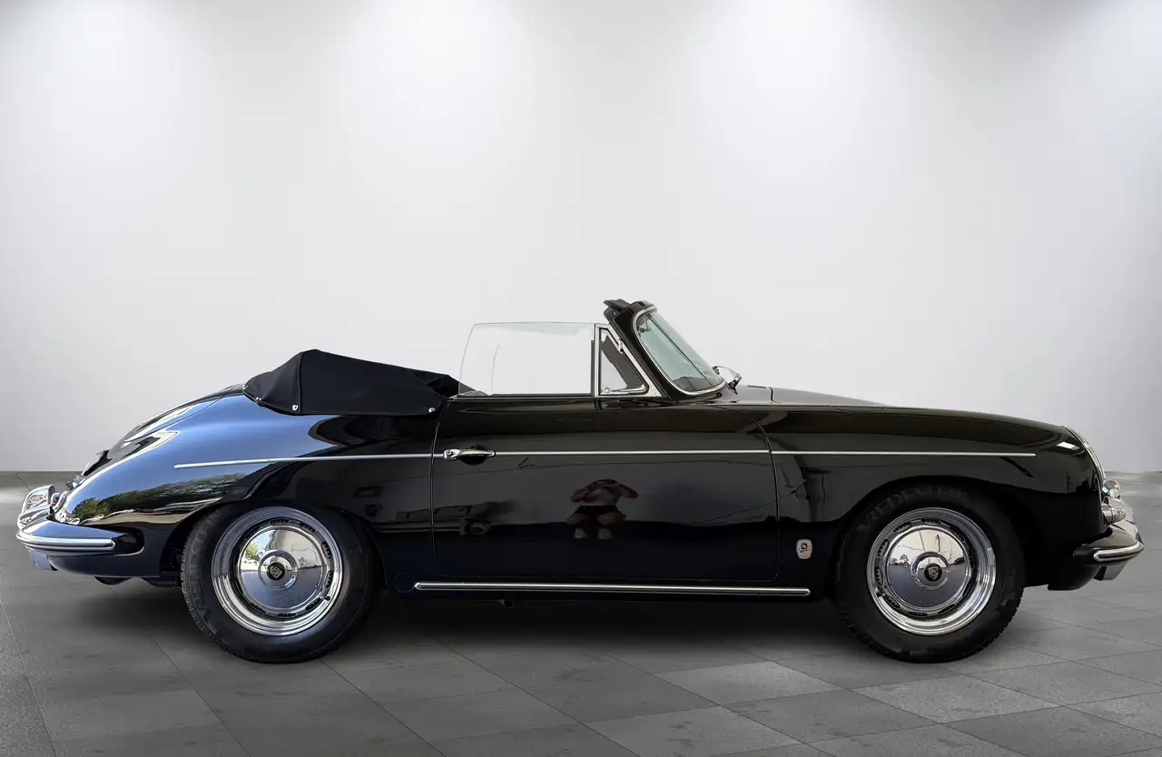 Porsche 356 Super 90 Reutter Cabrio Vollleder, foto 6