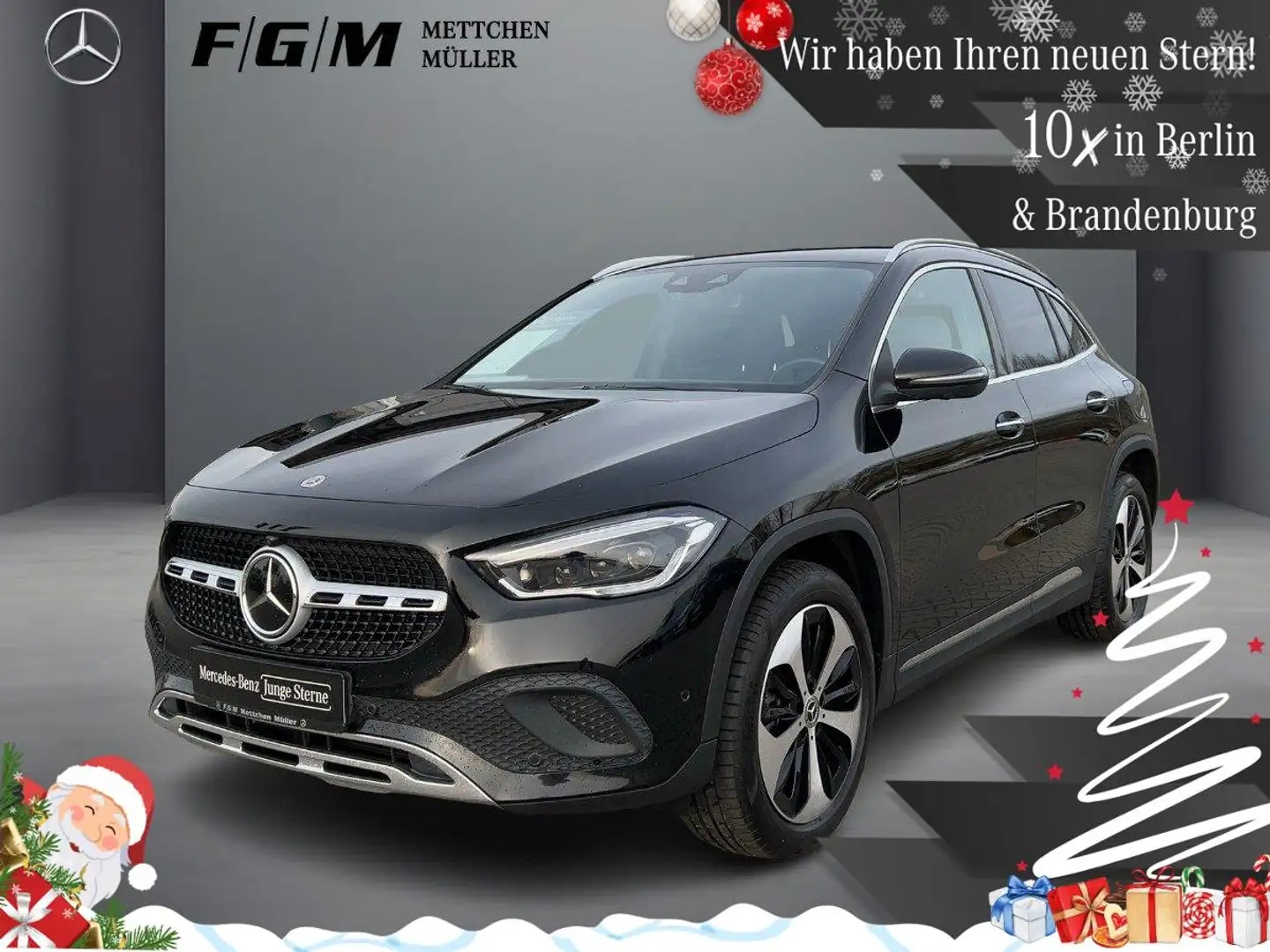 Mercedes-Benz GLA 250 e Progressive Burm|KeyGo|MBeam|TWA|360 Negro - 1