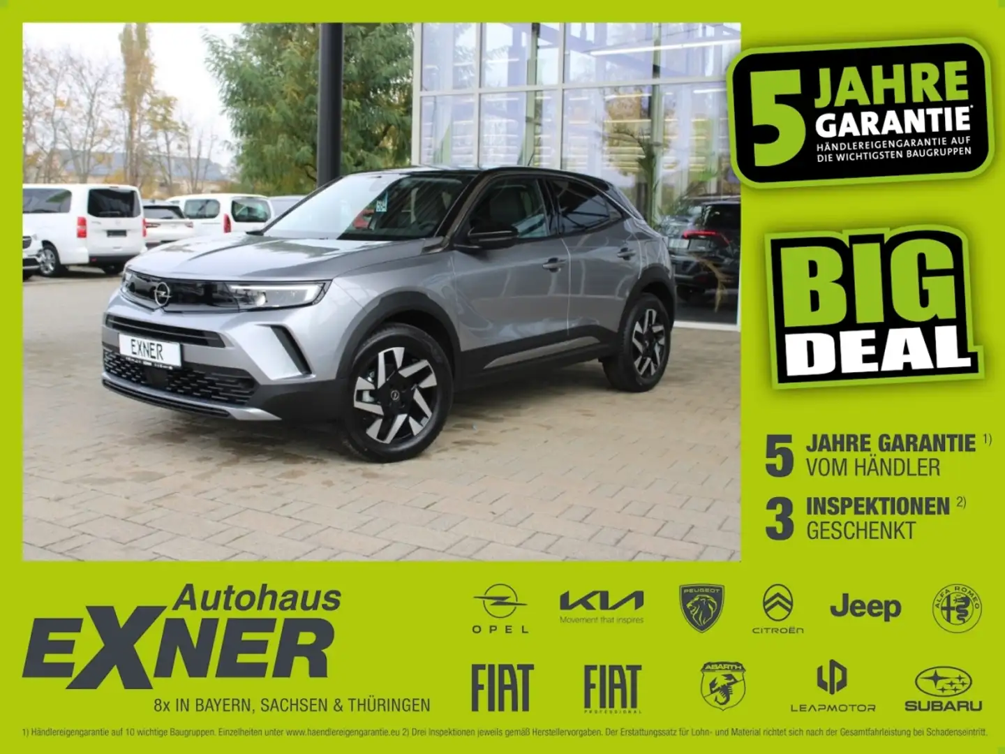 Opel Mokka 1,2 ELEGANCE LED Scheinwerfer, Klimaanlage Grau - 1