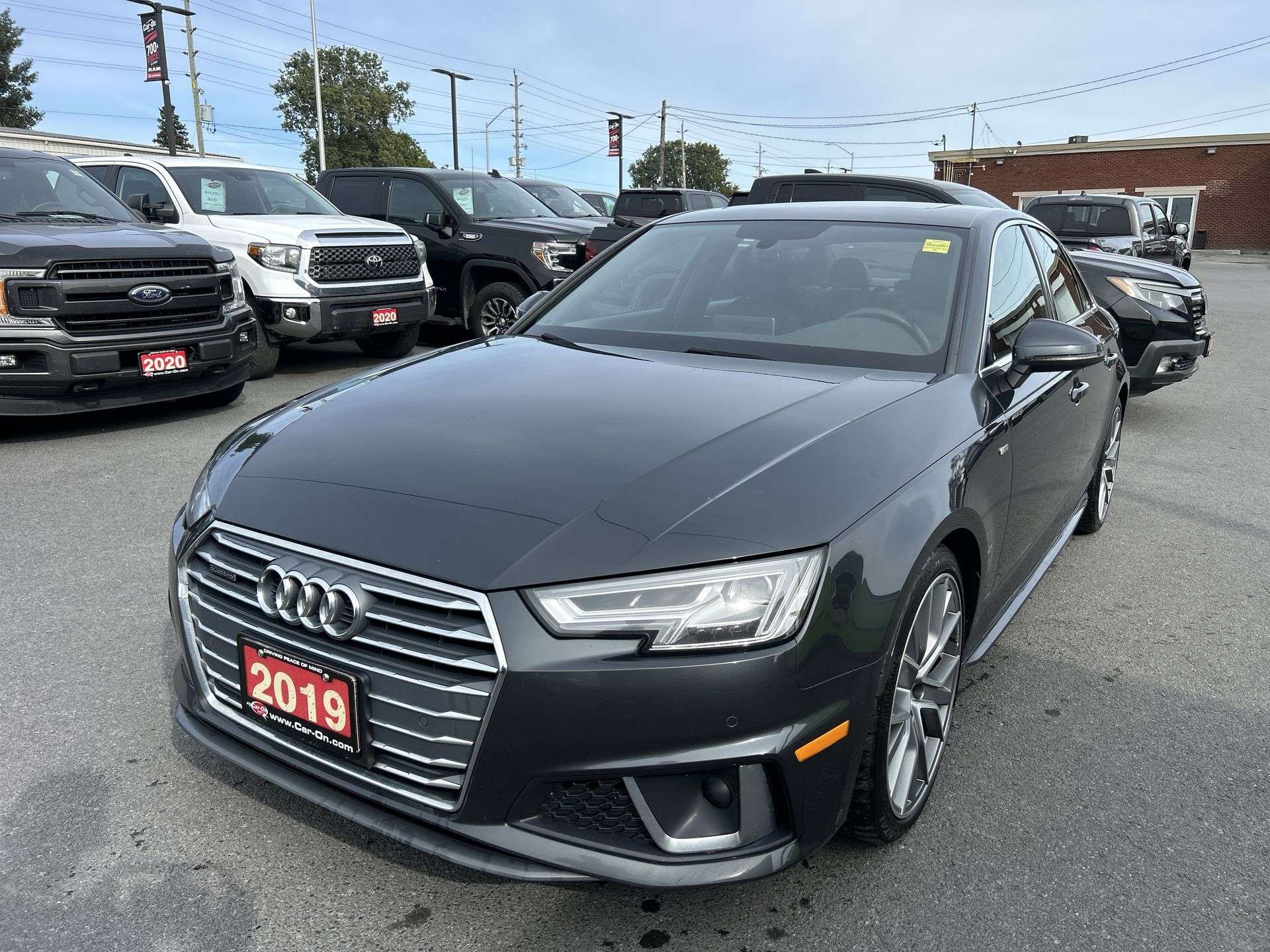 Gray 2019 Audi A4 Sedan  Automatic