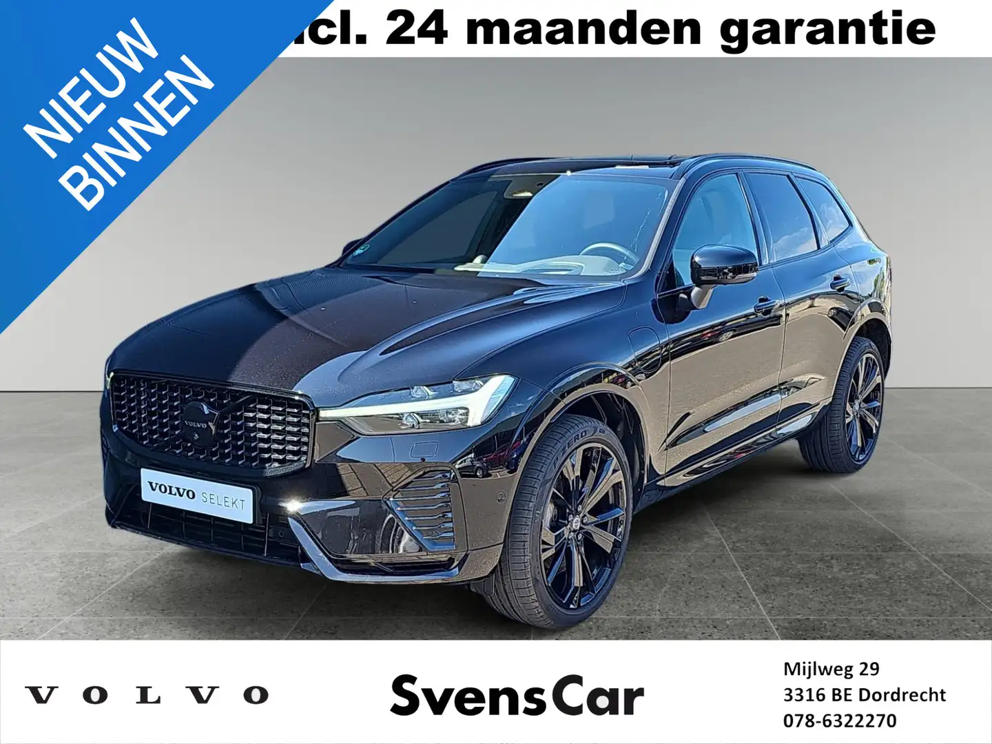 Volvo XC60 2.0 T8 Plug-in hybrid AWD Ultra Black Edition | Lu Zwart - 1