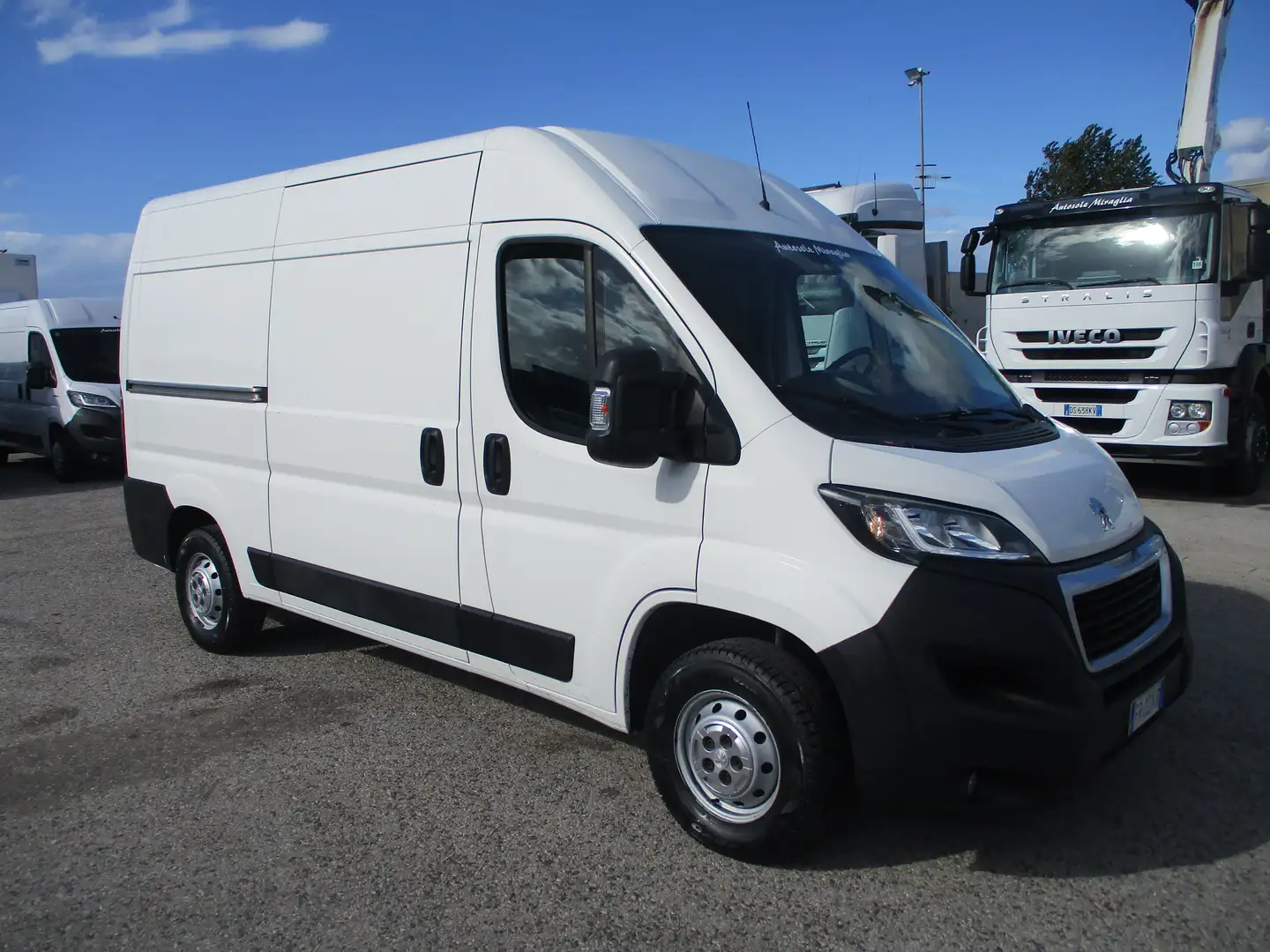 Peugeot Boxer 2.0 M-JET 130 CV E6 FURGONE P.MEDIO T.ALTO PERFETT Bianco - 1