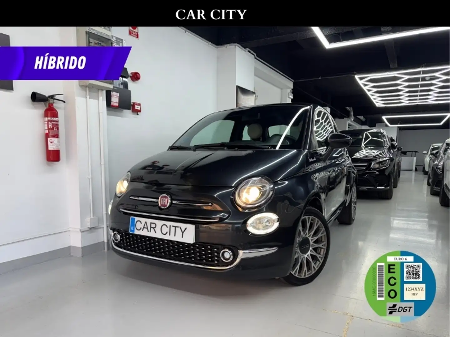 Fiat 500 1.0 Hybrid Dolcevita 52kW Negro - 1