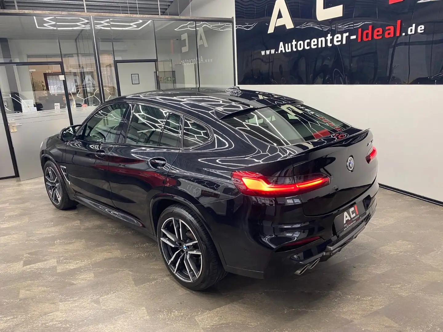 BMW X4 M M X4 X Drive-, AHK, Har.Kor.,HeadUp, LED, SHA,SH Schwarz - 2