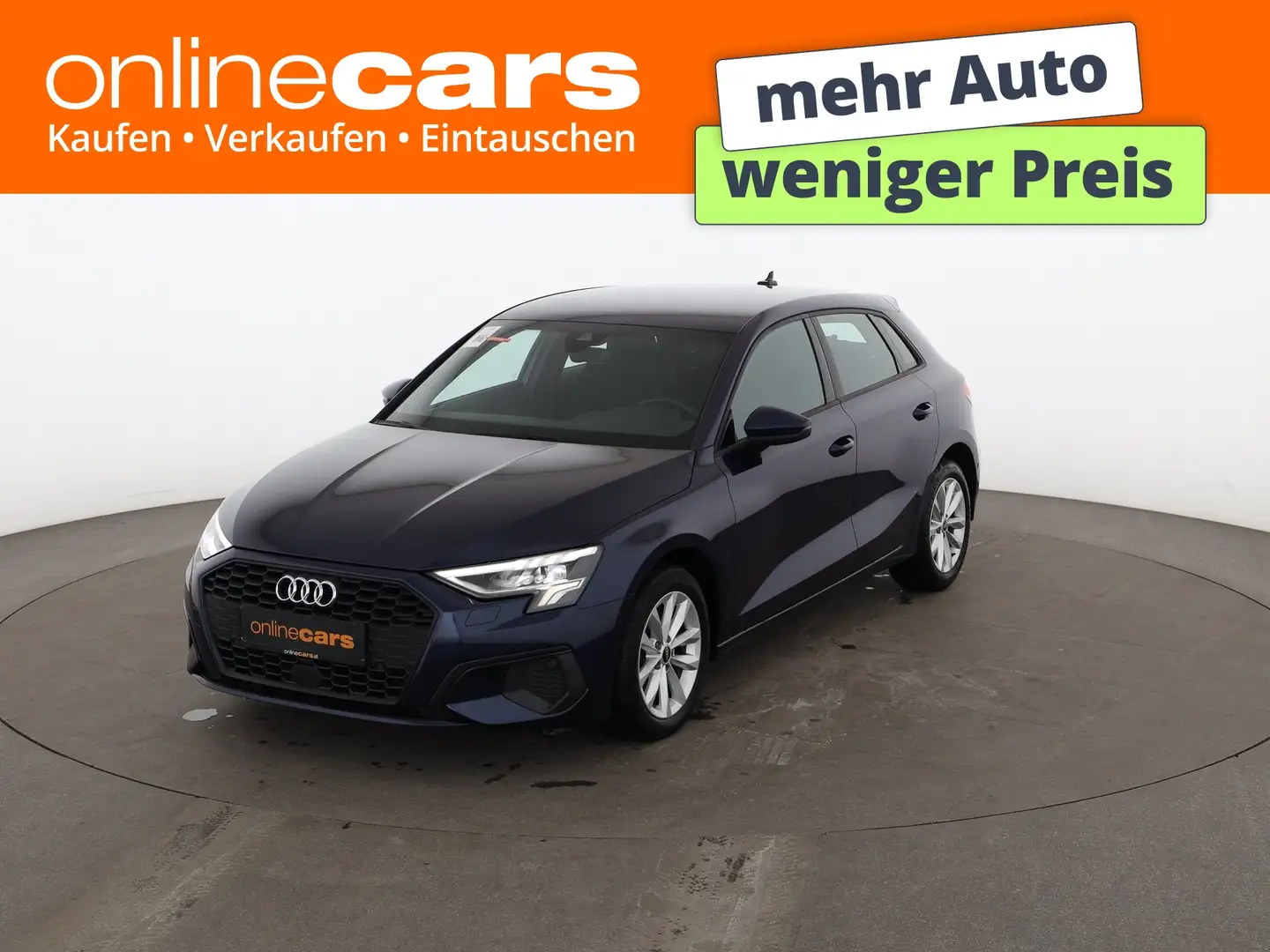 Audi A3 Sportback 35 TDI Aut LED NAVI LEDER SITZHZG Bleu - 1