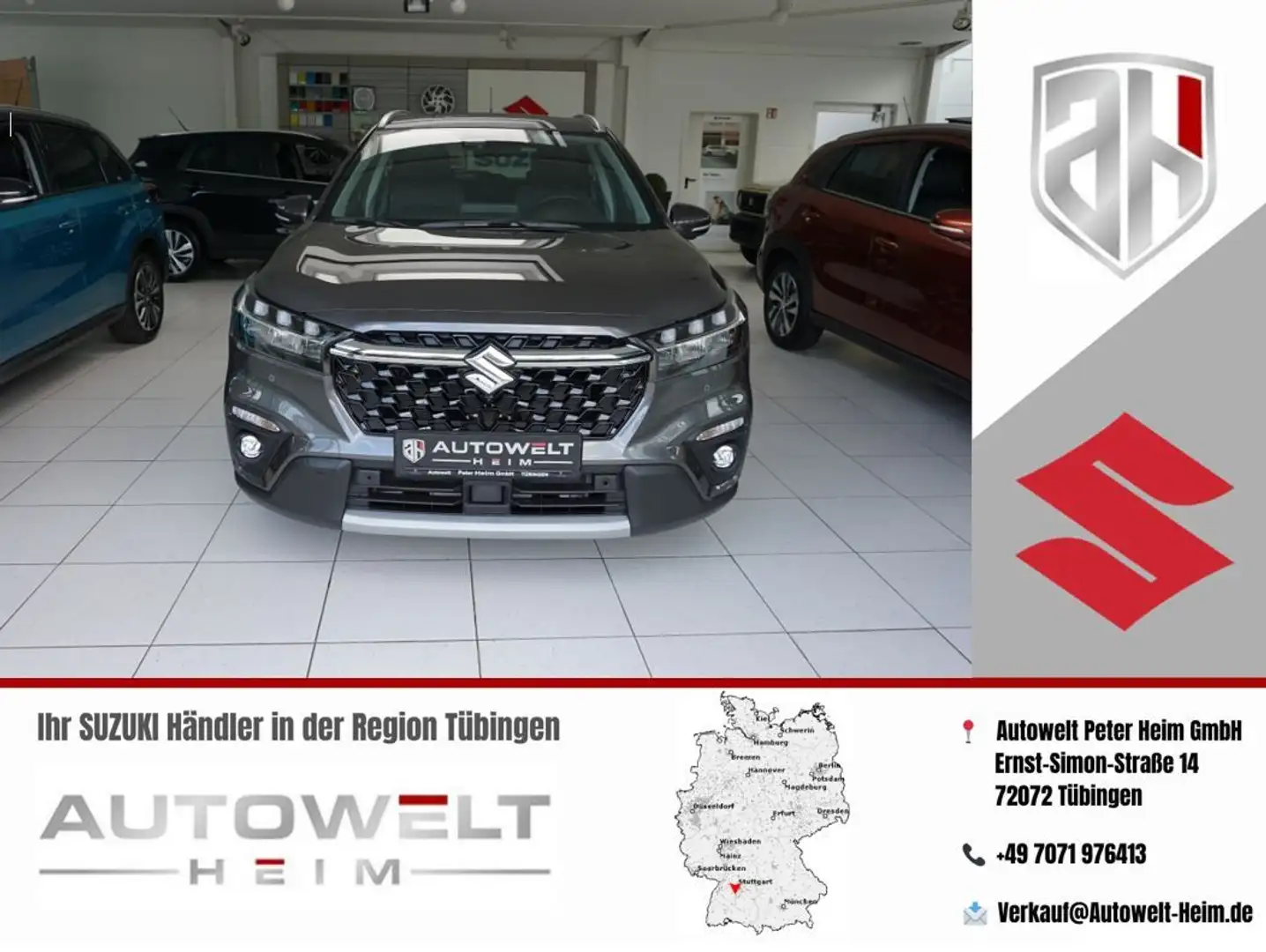 Suzuki S-Cross 1.4 Hybrid*Comfort+*Allrad*A/T* Gris - 1