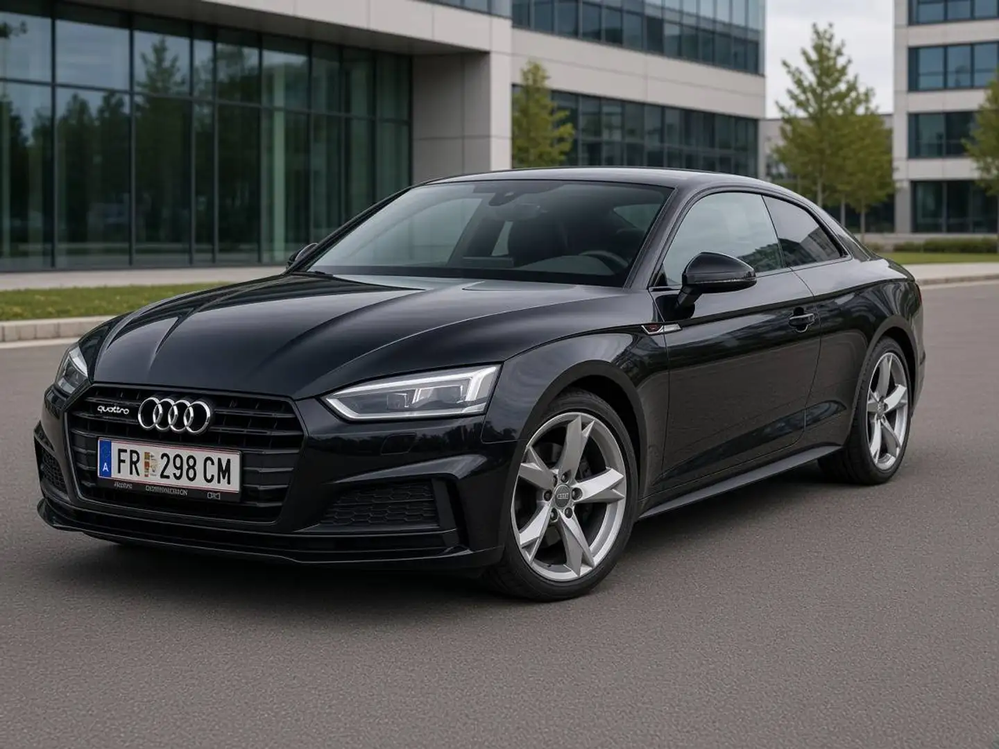 Audi A5 A5 Coupé 2,0 TDI quattro sport Schwarz - 2