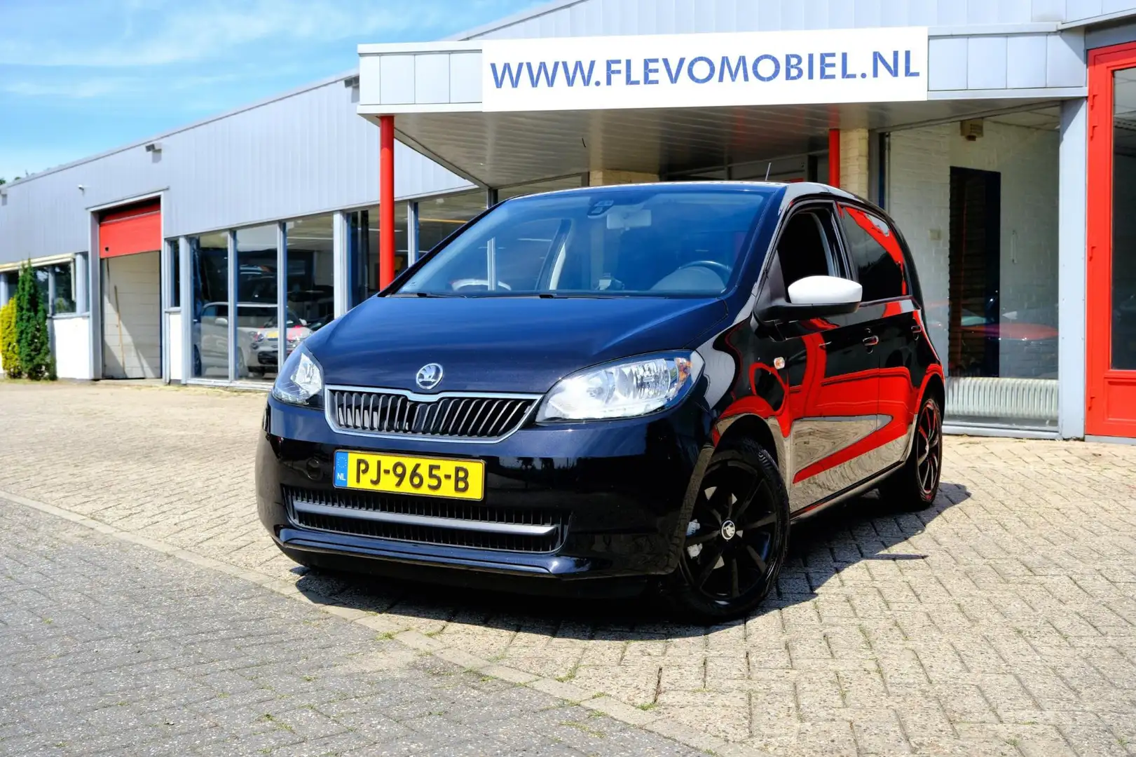 Skoda Citigo 1.0 Greentech Ambition 5-drs Airco|LMV|Cruise Black - 1
