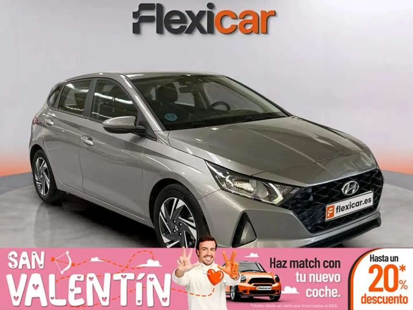 Hyundai i20 1.0 TGDI Klass 100 Gris - 1