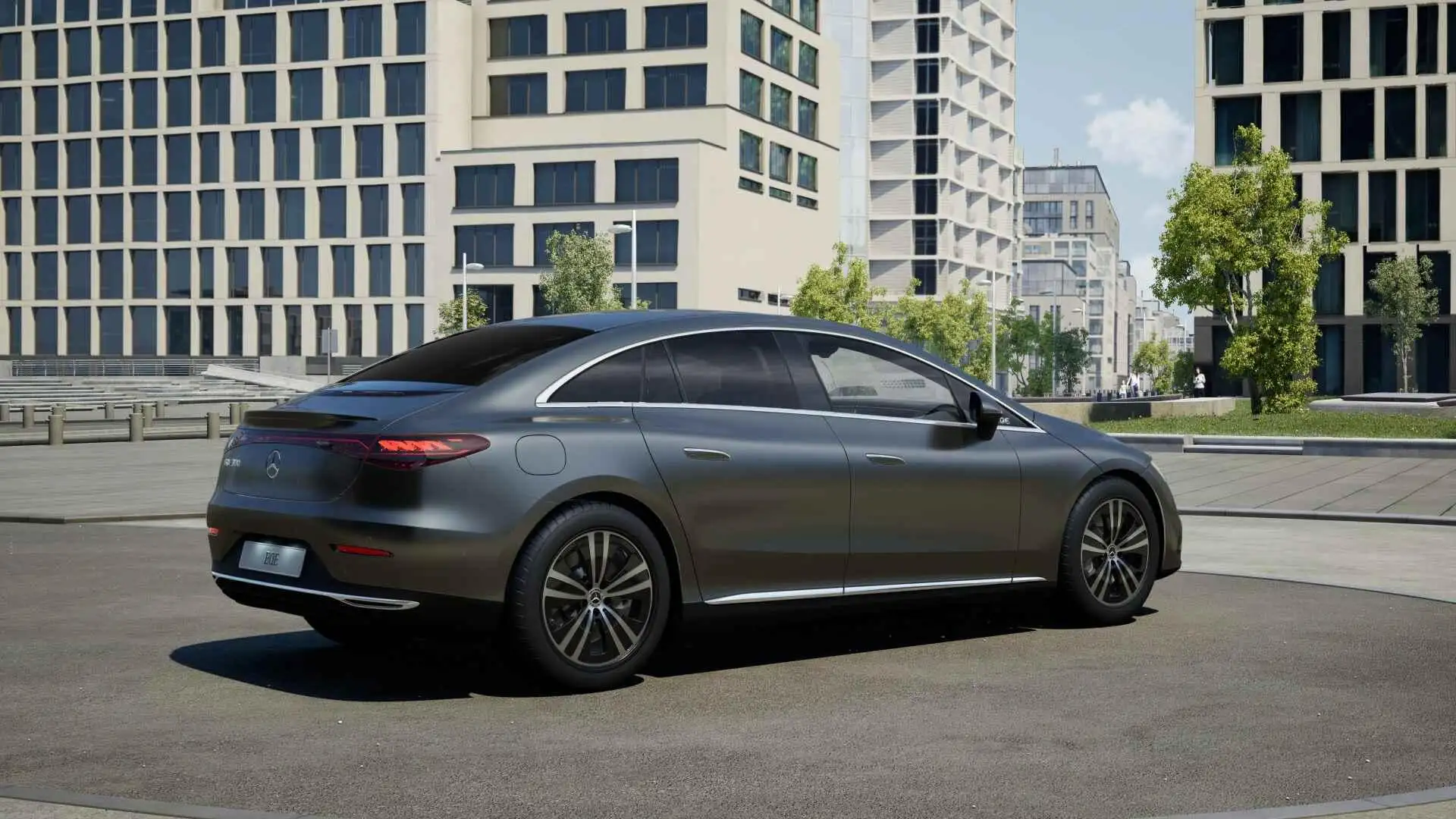 Mercedes-Benz EQE 300 Business Edition 89 kWh | Getint glas | Widescreen Gris - 2