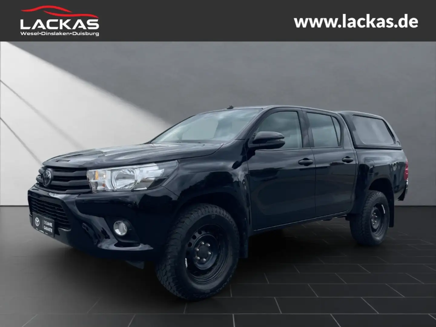 Toyota Hilux Double Cab Duty 4x4 2.4 D-4D Hardtop SHZ Spurhalte Negro - 1