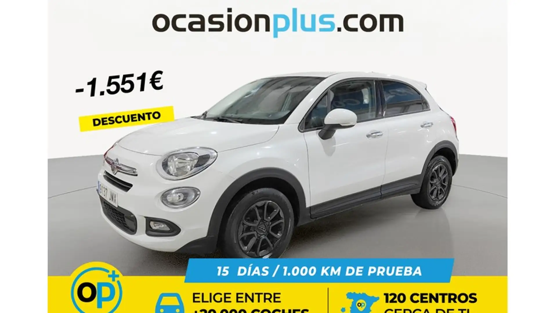 Fiat 500X 1.6Mjt Pop Star 4x2 88kW Weiß - 1