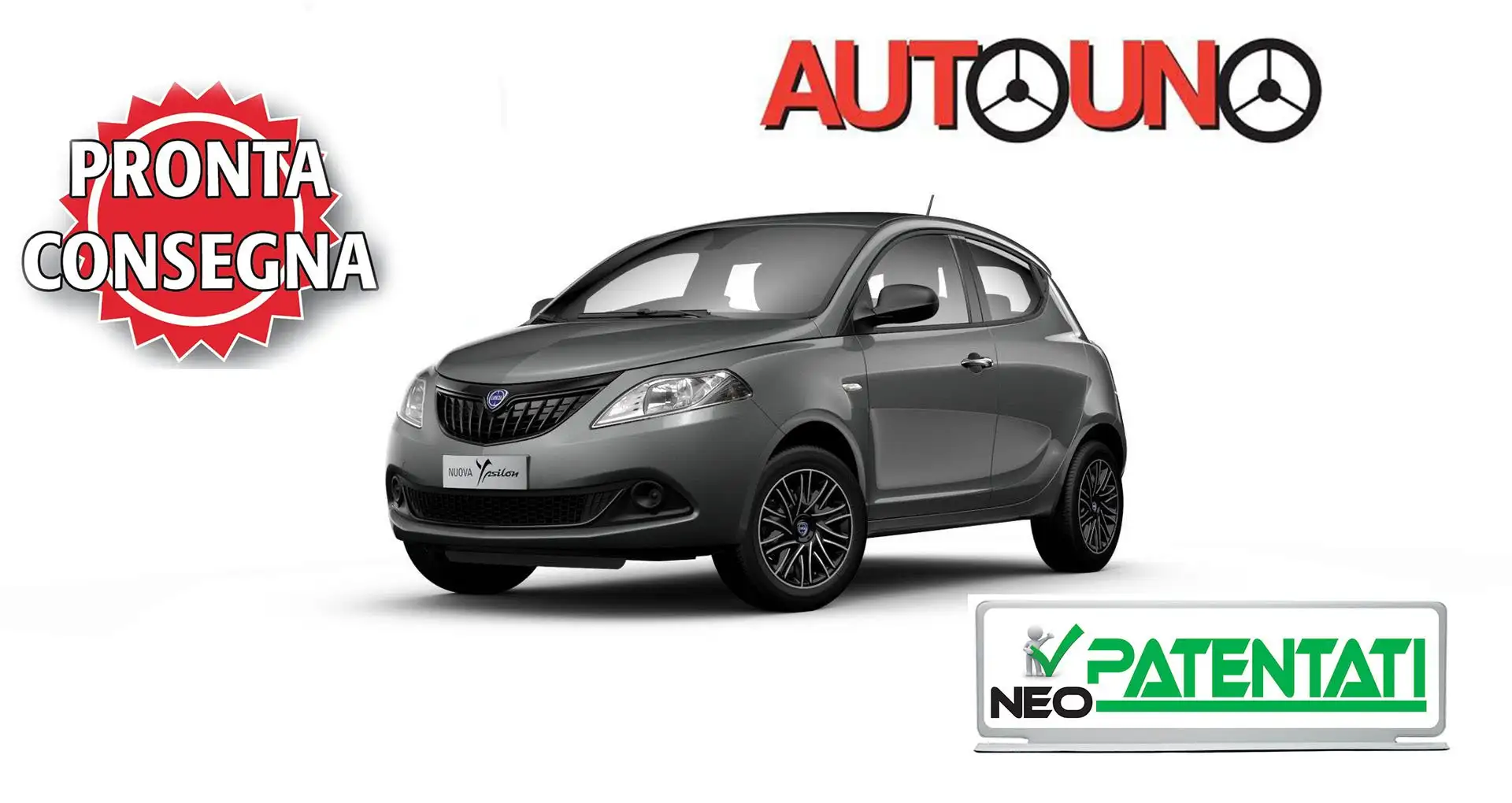 Lancia Ypsilon 1.0 FireFly 5 porte S&S Hybrid Silver GRIGIO PIET Grigio - 1