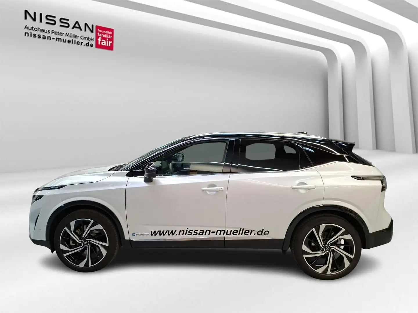 Nissan Qashqai 190PS 4x2 Tekna+ 2 Farben HUD Android Au Wit - 2