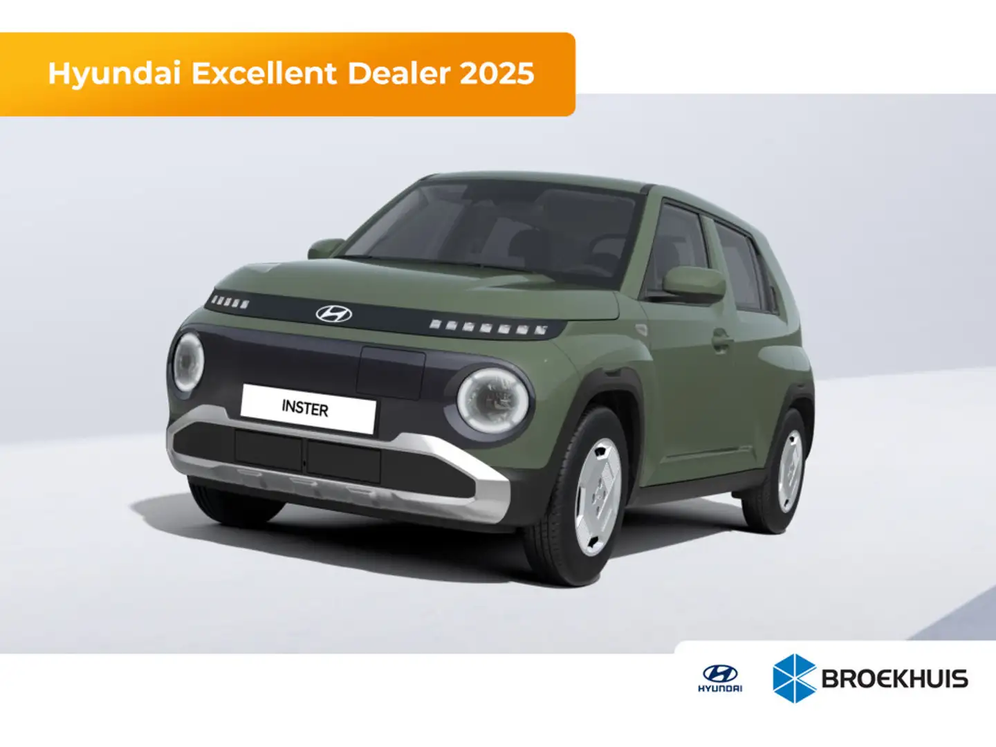 Hyundai Inster E-Motion Vanaf € 293,- p/m Private Lease | € 3500, Groen - 1