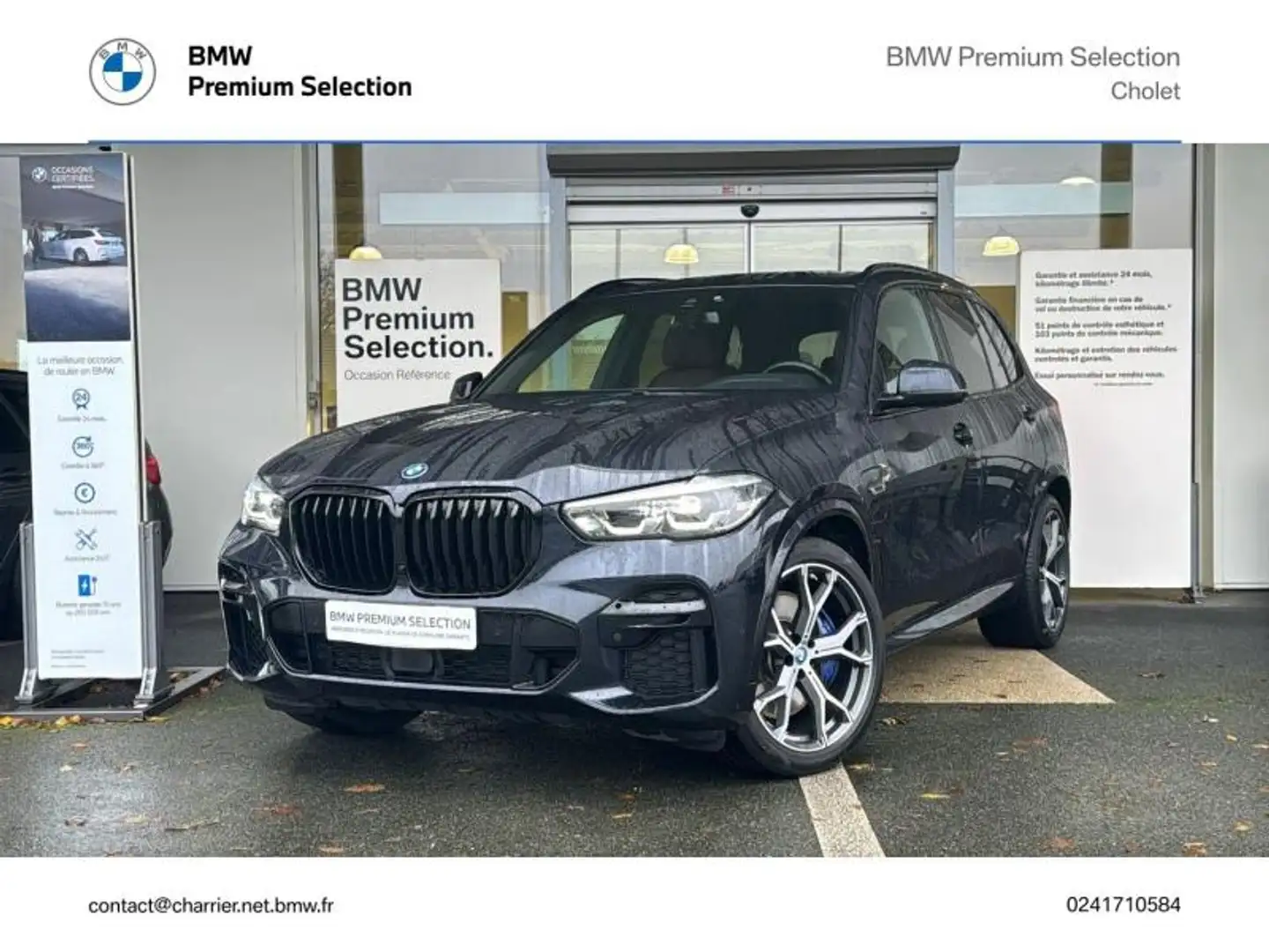 BMW X5 xDrive45e 394ch M Sport 17cv Noir - 1