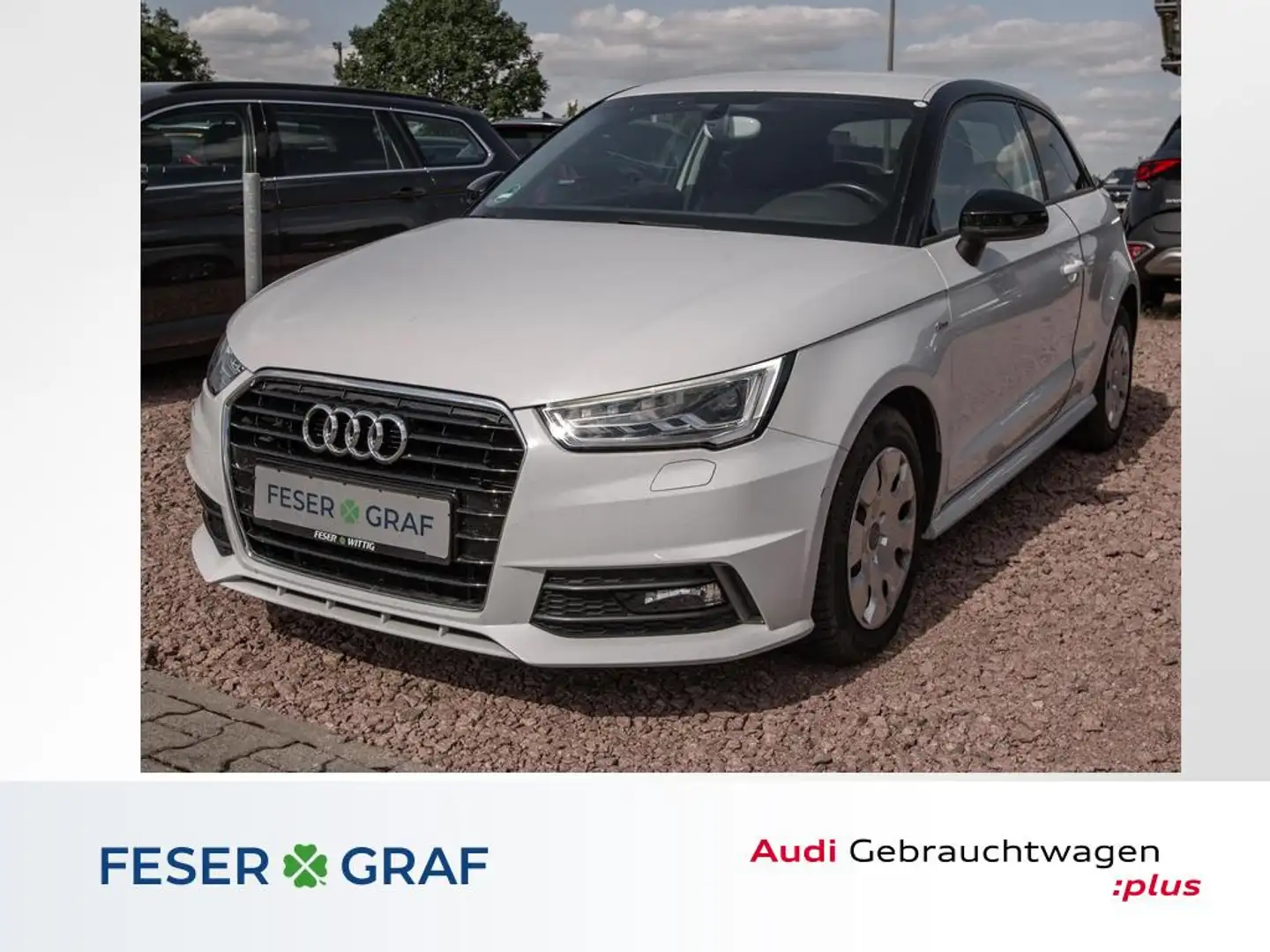 Audi A1 1.0 TFSI Design DSG Xenon/GRA/MMI Navi/Sitzhz Weiß - 1
