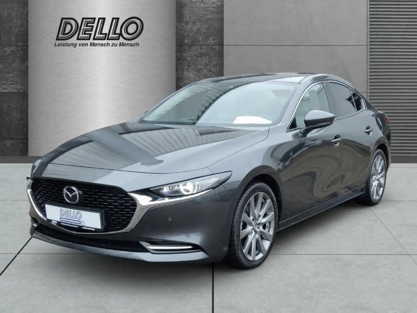 Mazda 3 Selection LIM. SKYACTIVE-X HUD Navi Leder Memory S Gris - 1