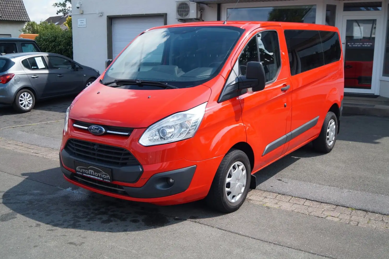 Ford Transit Custom *9-Sitzer*Klima*PDC*MFL*HU-Neu Czerwony - 1
