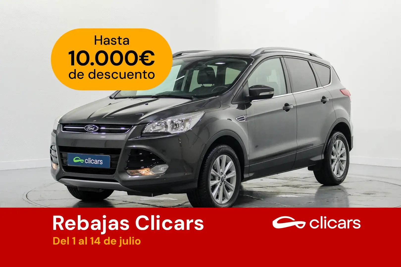 Ford Kuga 2.0TDCI Titanium 4x4 150 Gris - 1