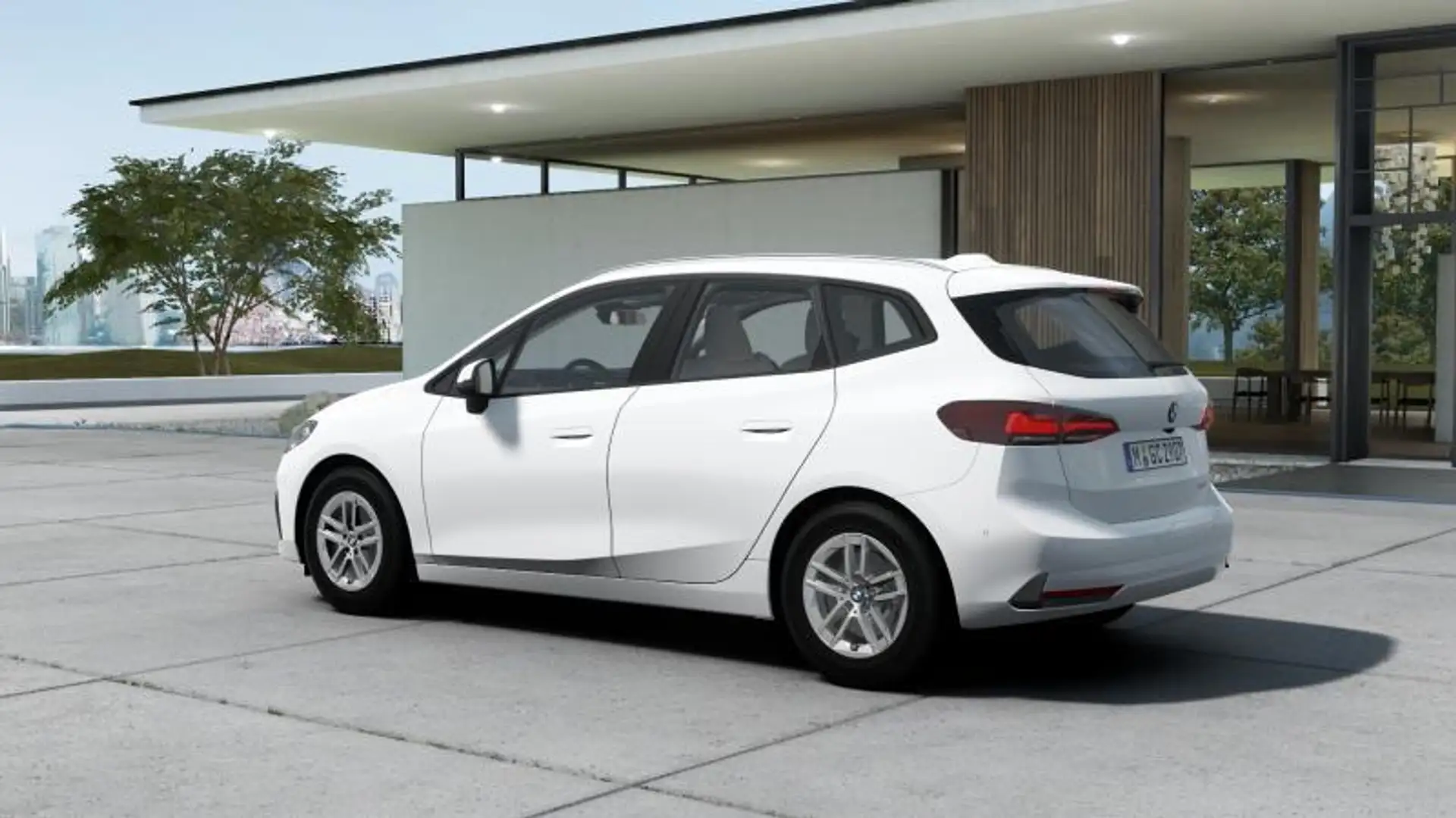 BMW 218 d Active Tourer auto Bianco - 2