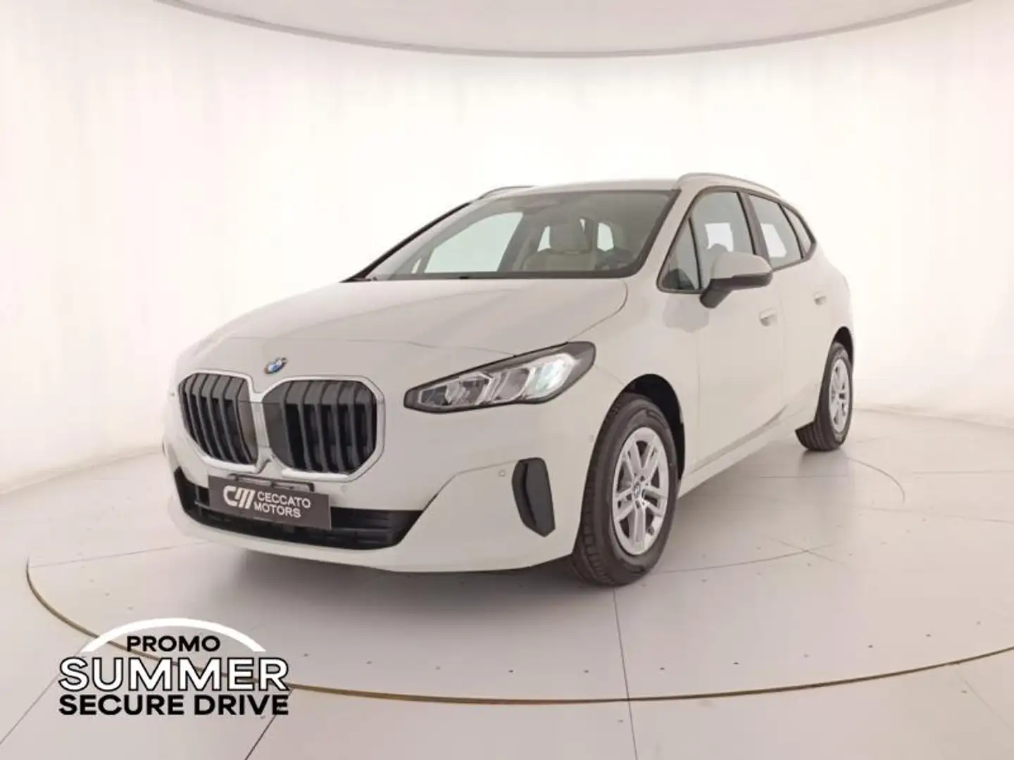 BMW 218 d Active Tourer auto Blanc - 1